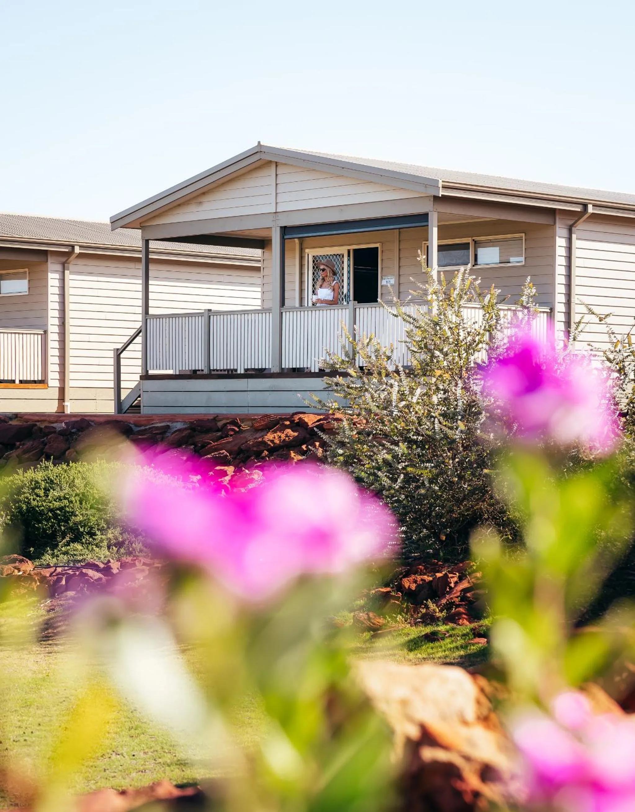 Property building in Kalbarri Red Bluff Tourist Park