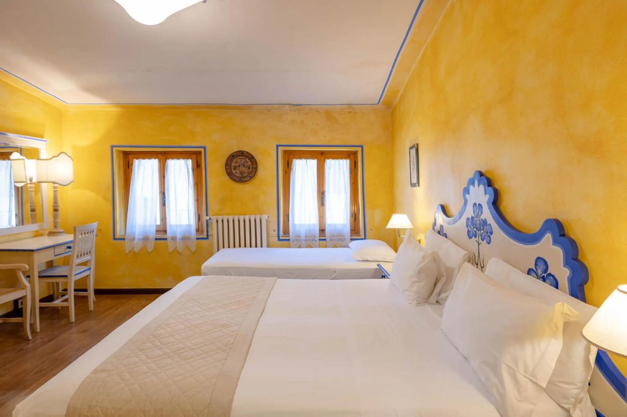 Bed in Quattro Gigli Hotel