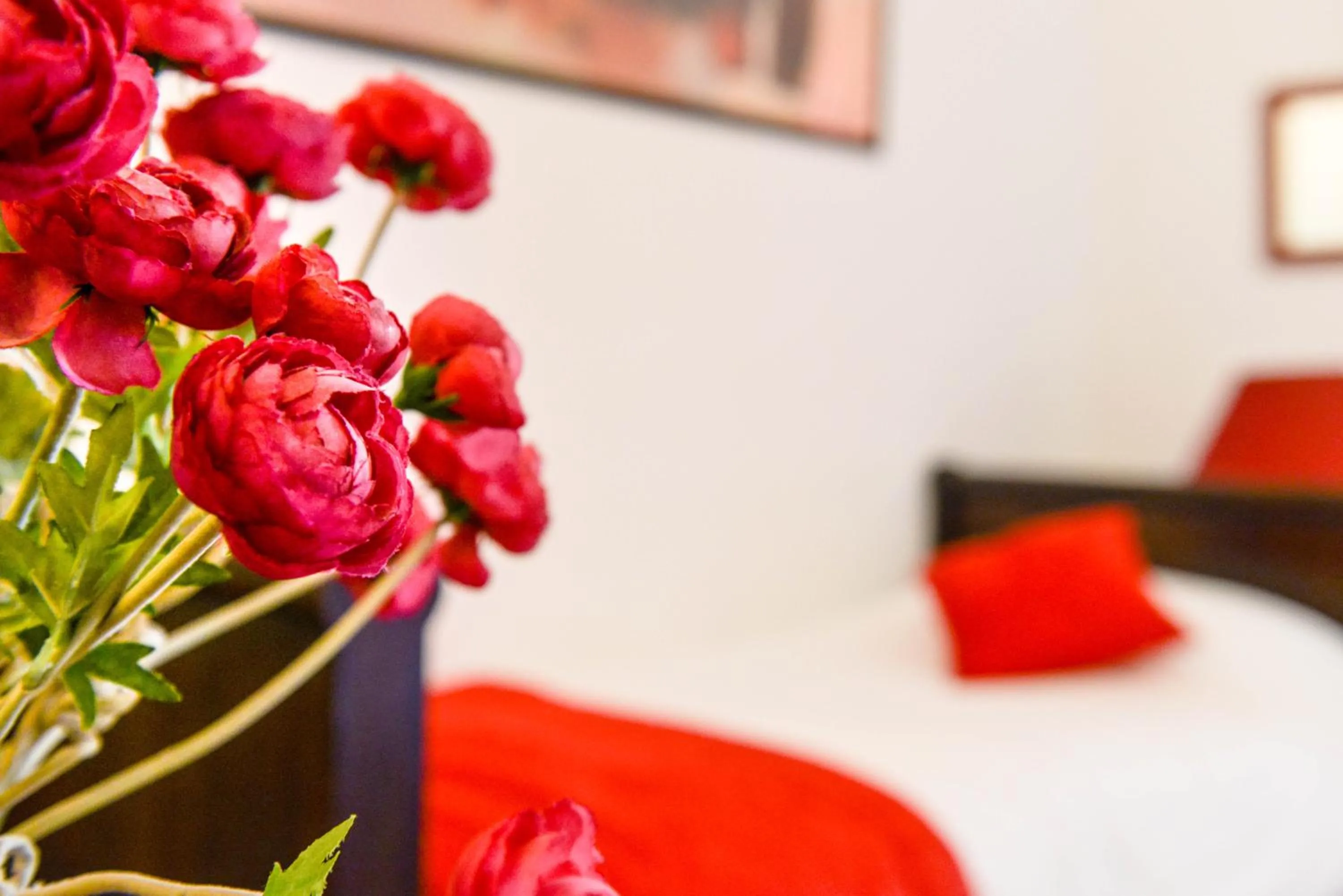 Decorative detail, Bed in Logis Hôtel Restaurant des Corbières