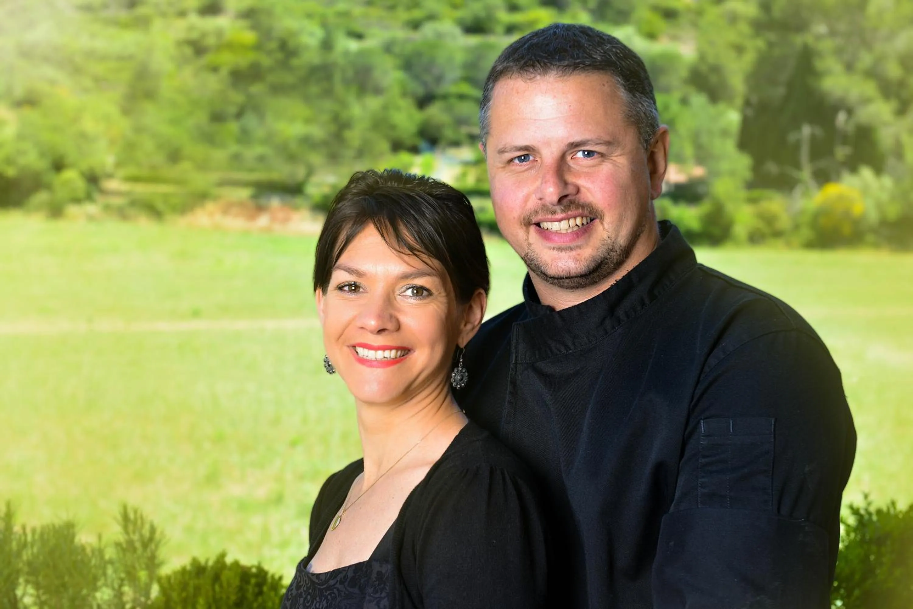 Family in Logis Hôtel Restaurant des Corbières