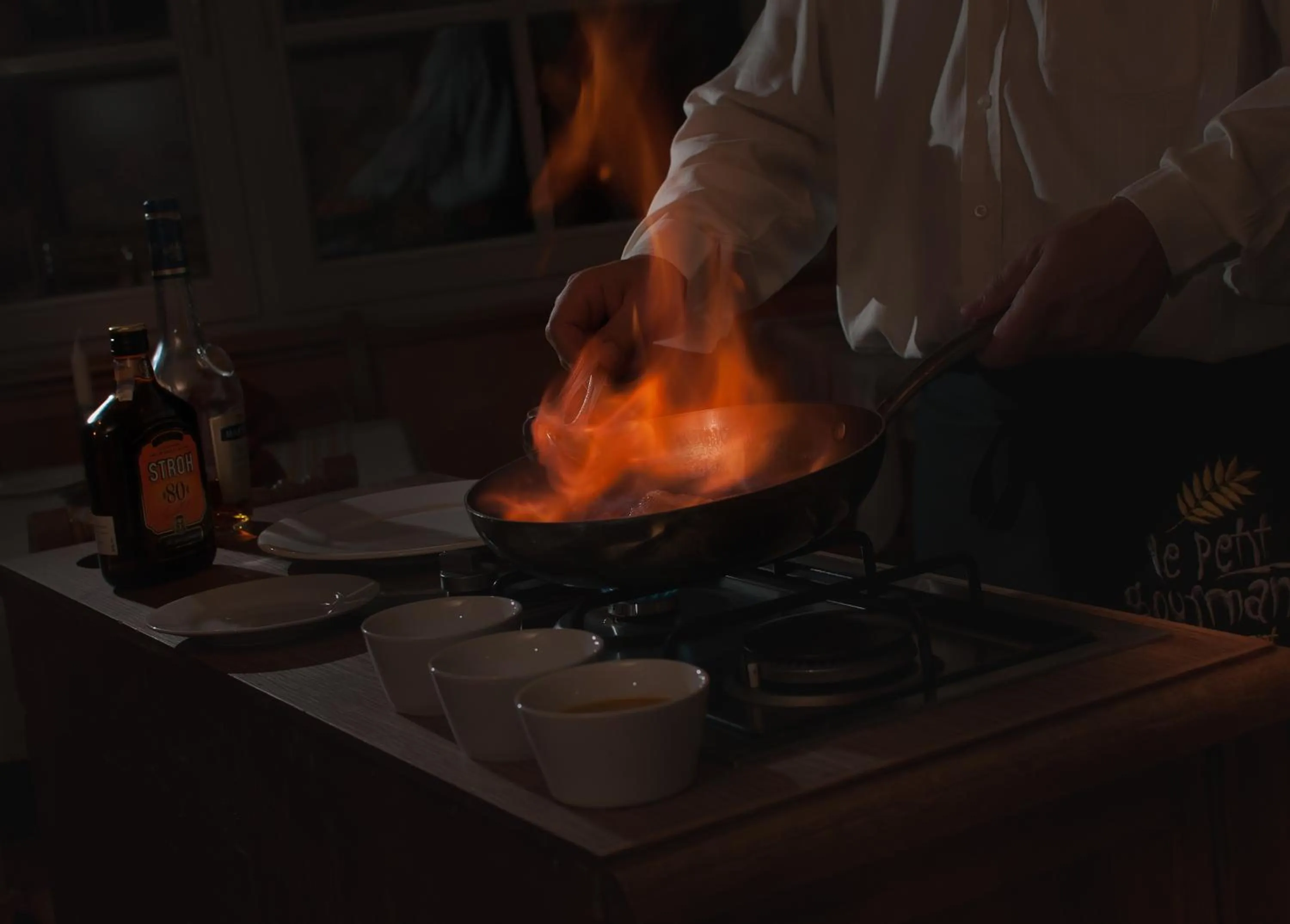 Kitchen or kitchenette in Hotel Pod Jasany