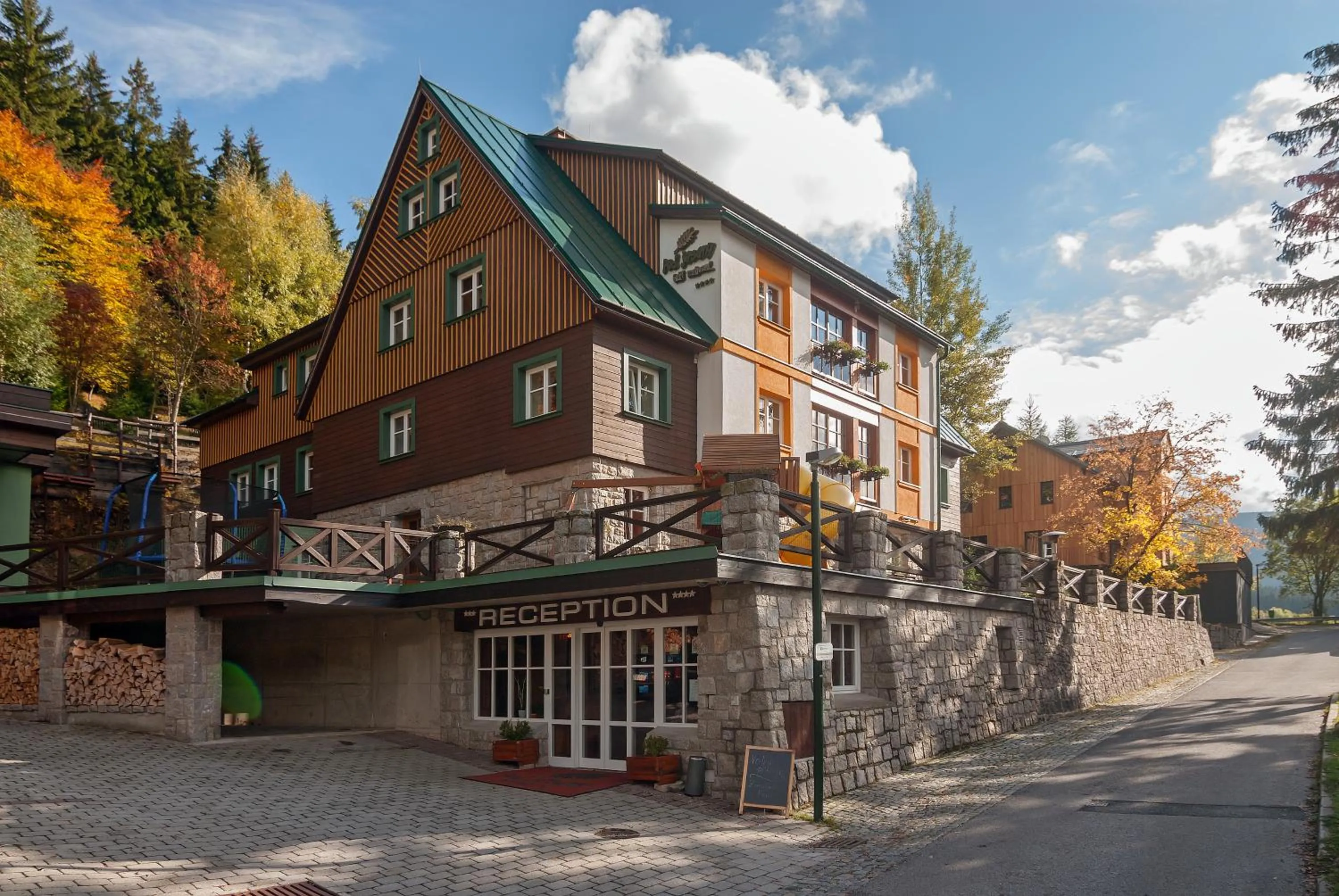 Property building in Hotel Pod Jasany