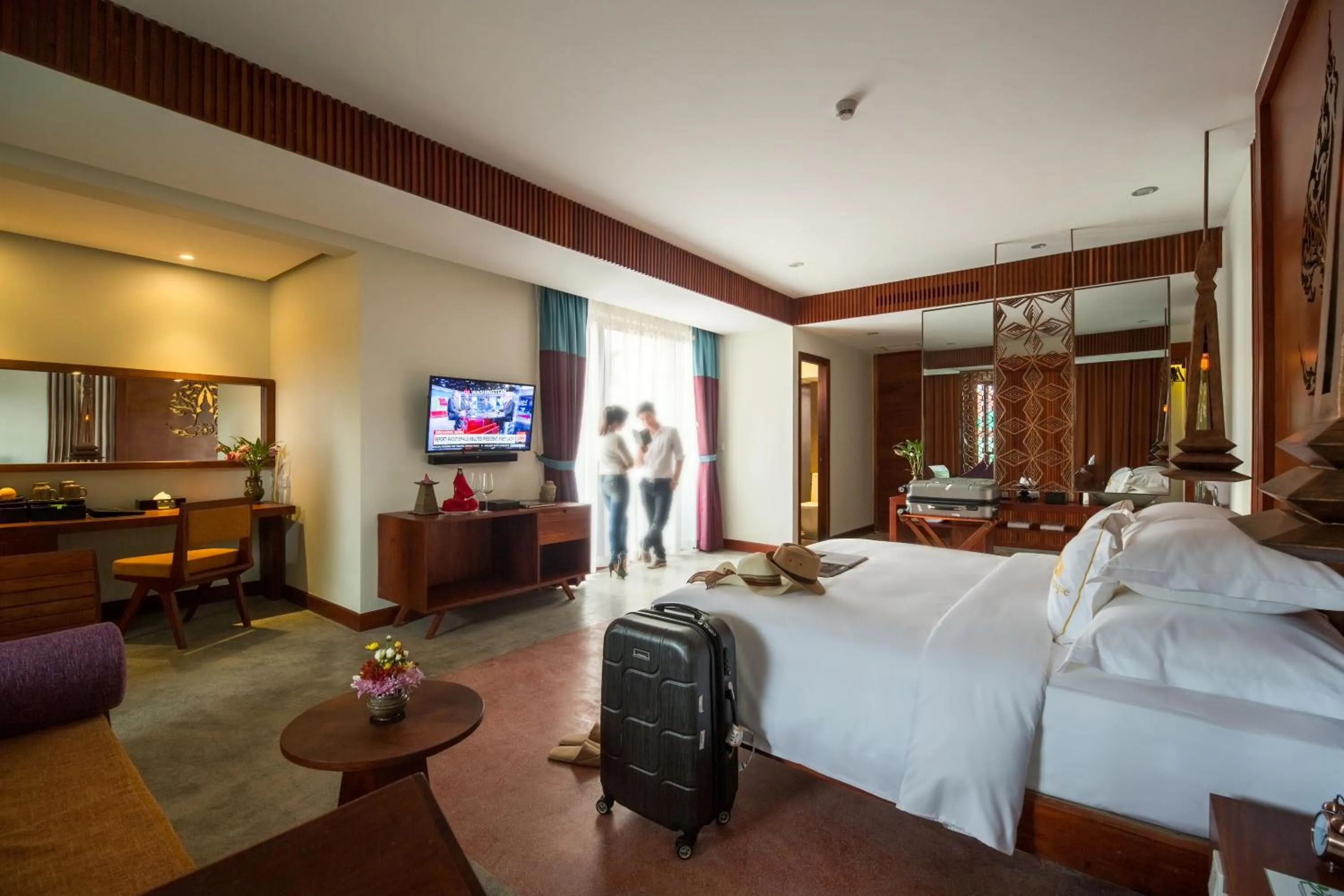 Bedroom, Bed in Golden Temple Boutique