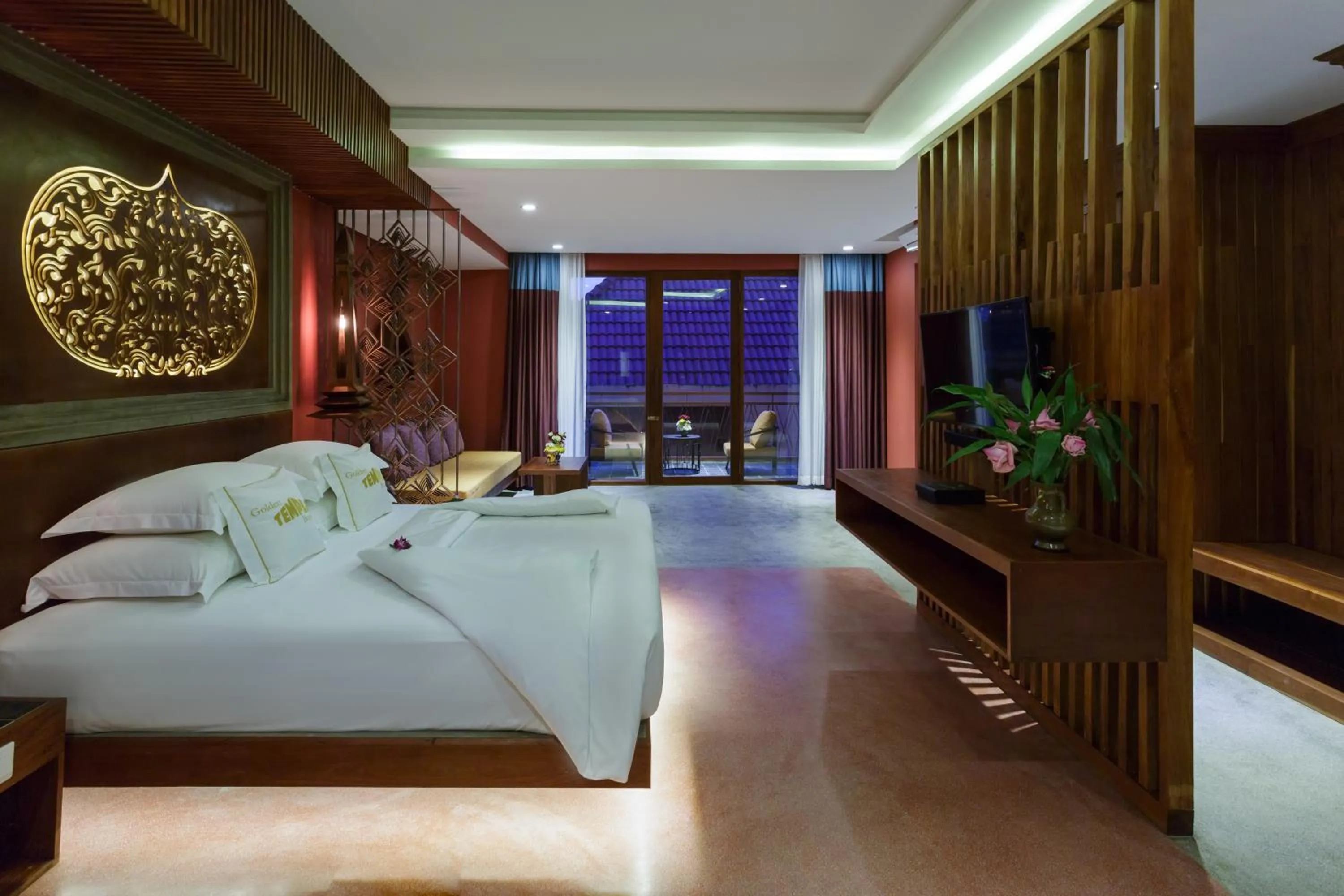 Seating area in Golden Temple Boutique