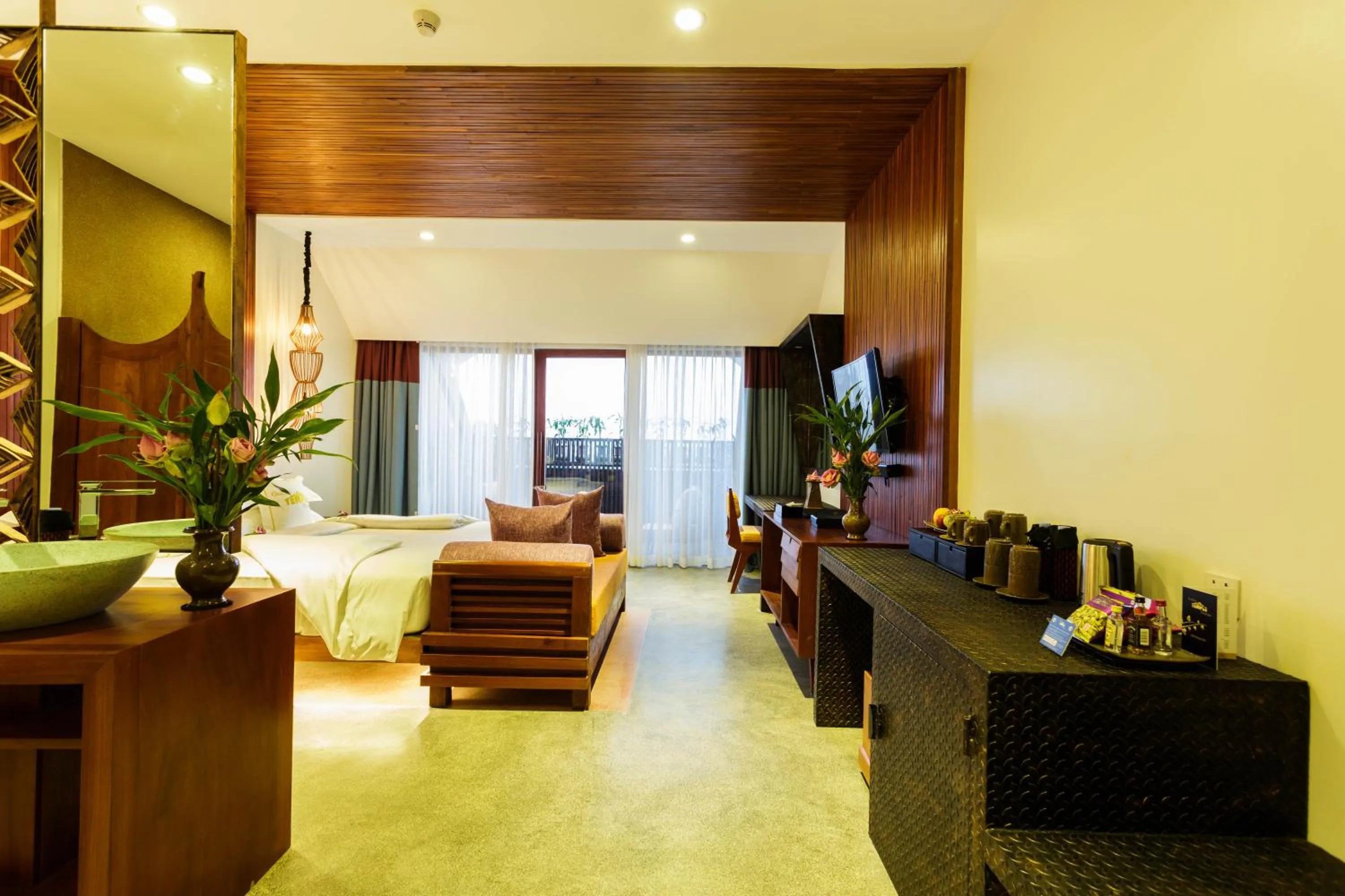 Bedroom in Golden Temple Boutique