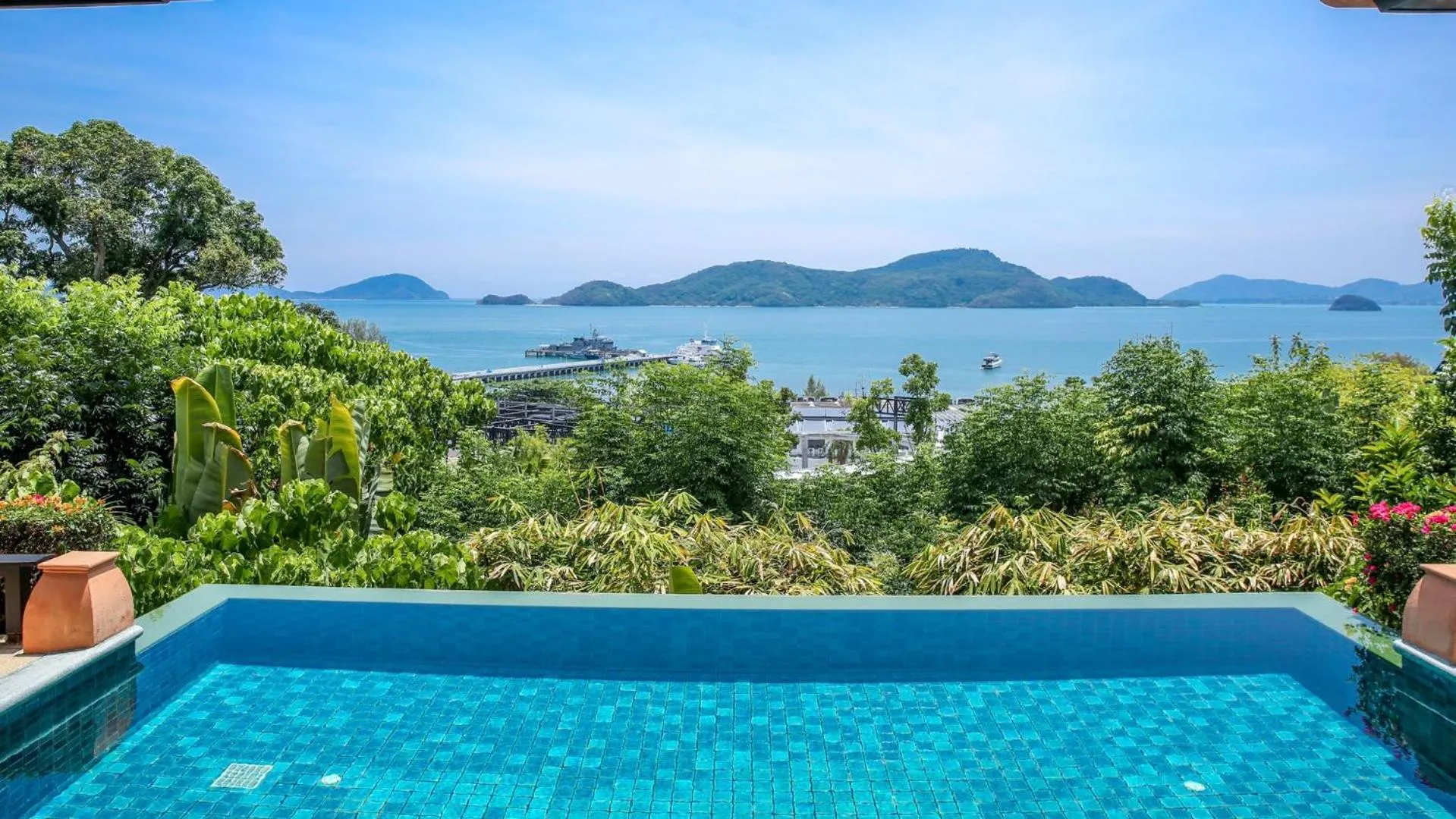 Pool view in Sri Panwa Phuket Luxury Pool Villa Hotel - SHA Plus