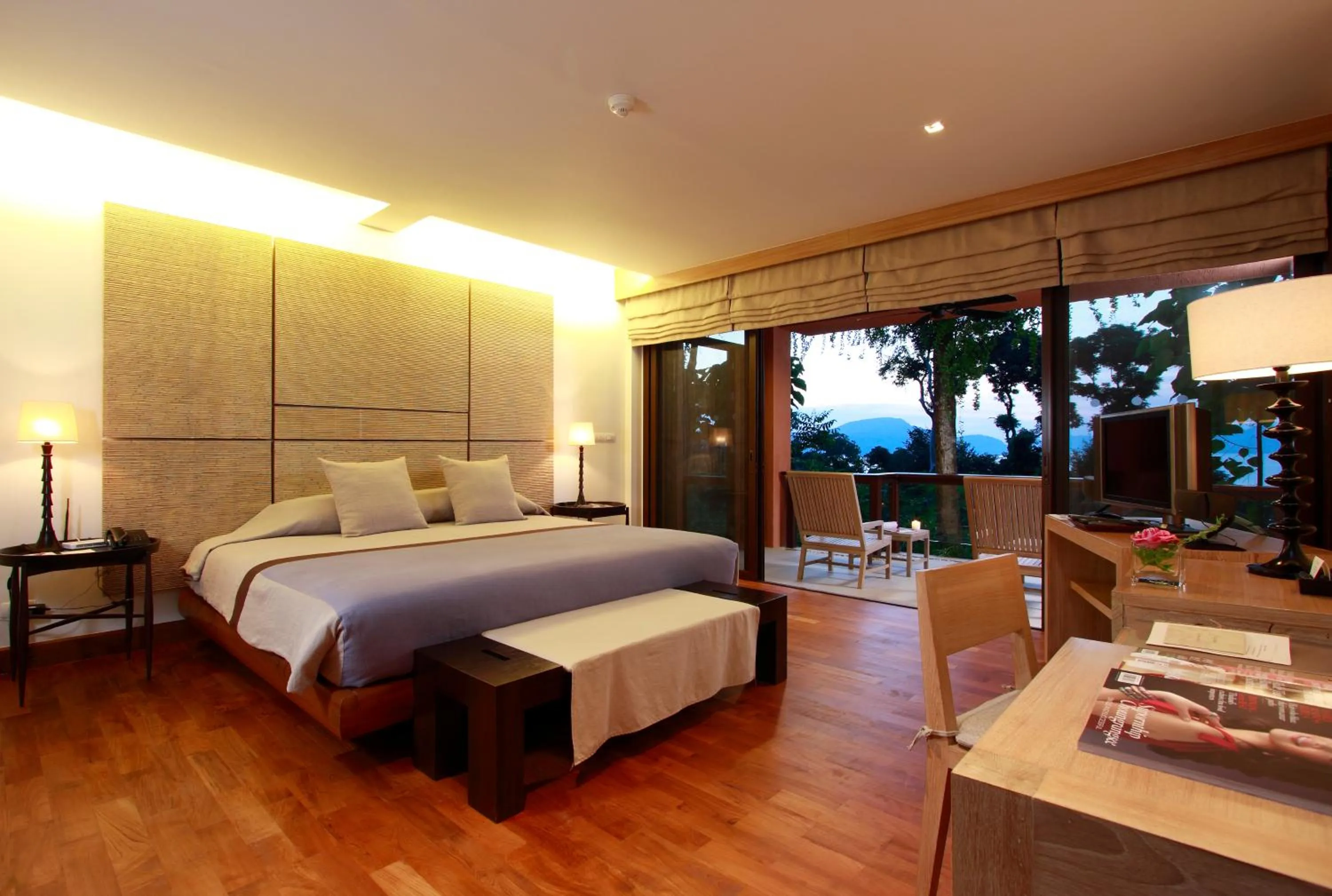 Bed in Sri Panwa Phuket Luxury Pool Villa Hotel - SHA Plus
