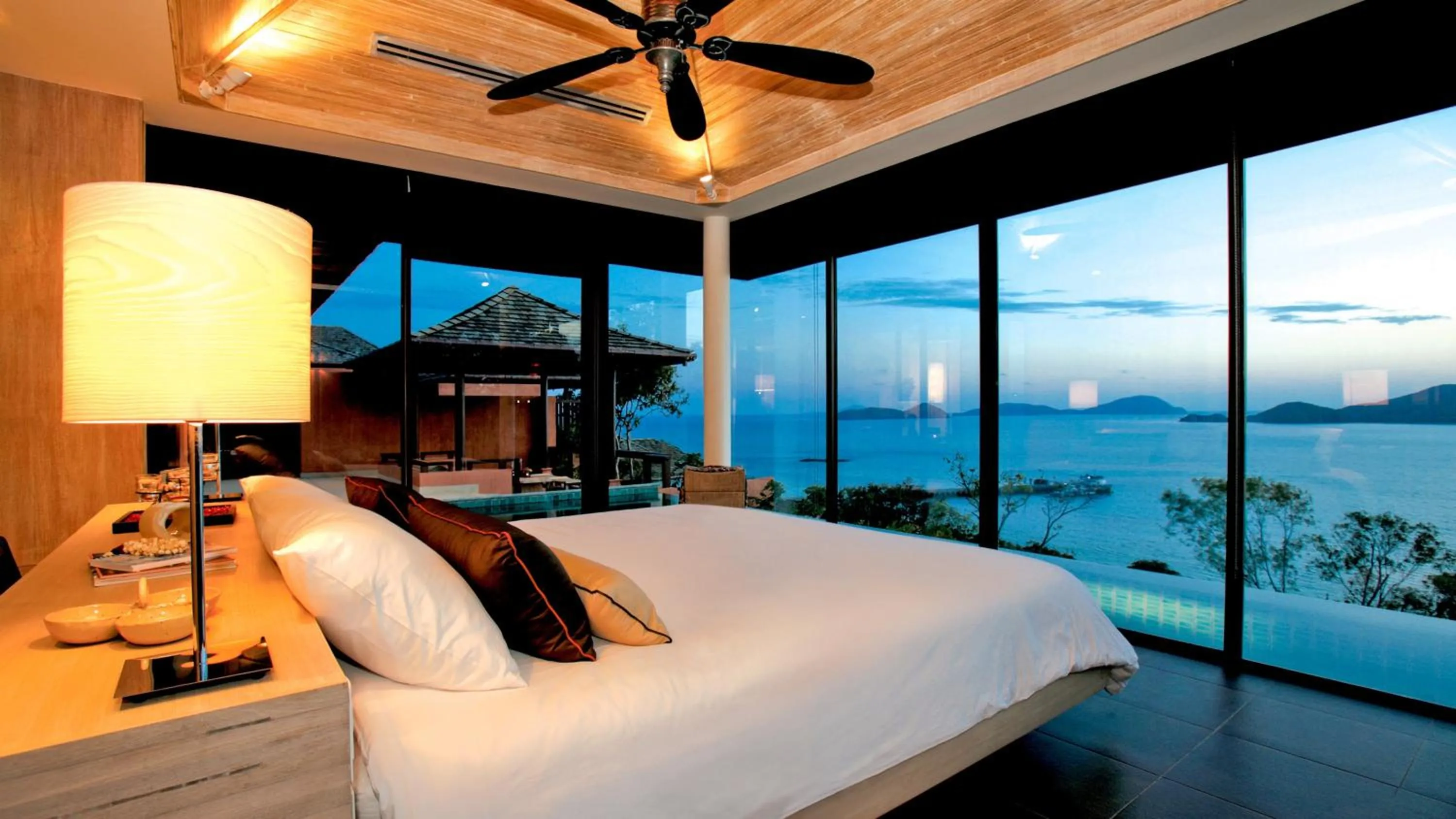 Bed in Sri Panwa Phuket Luxury Pool Villa Hotel - SHA Plus