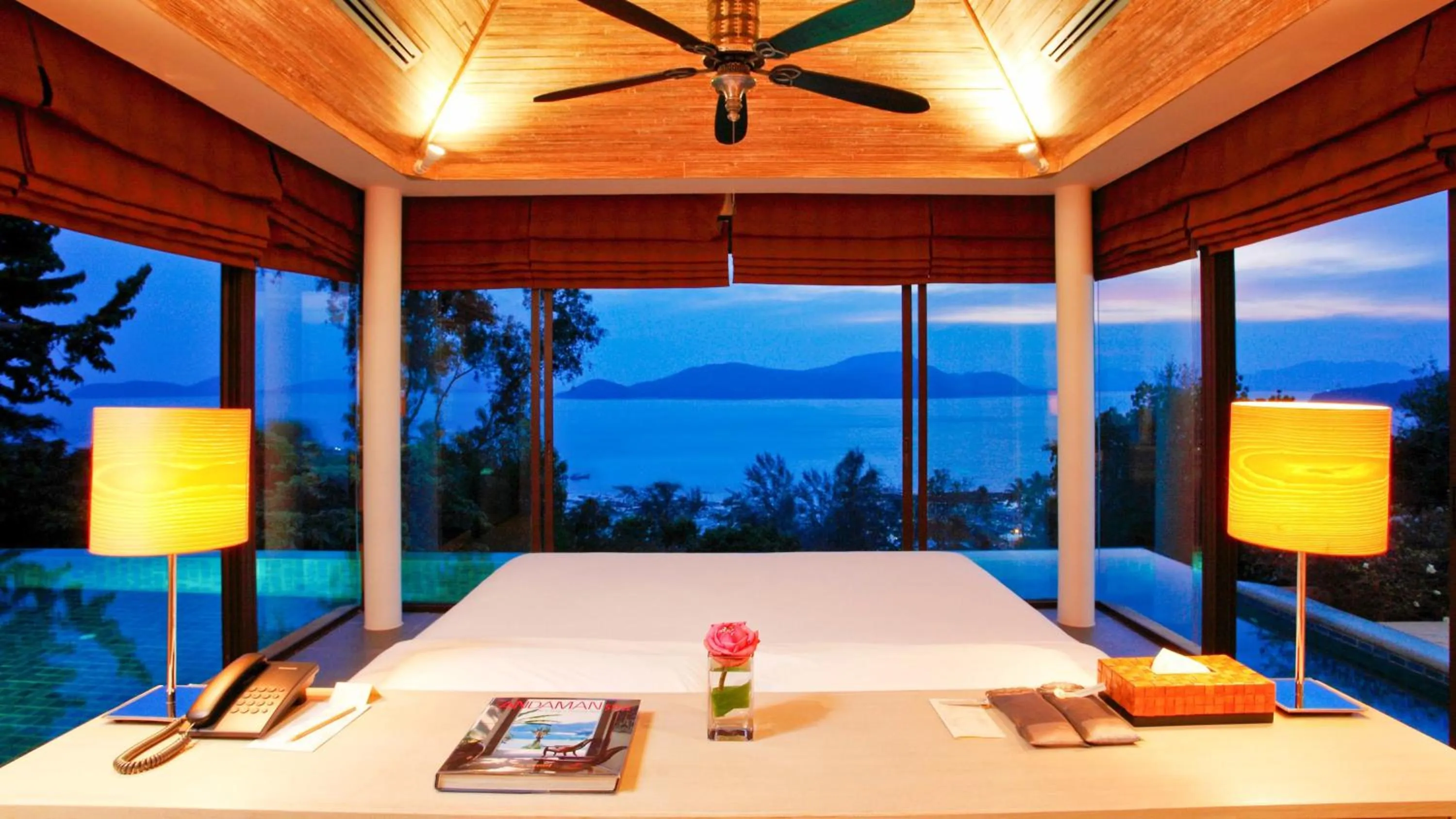 Bed in Sri Panwa Phuket Luxury Pool Villa Hotel - SHA Plus