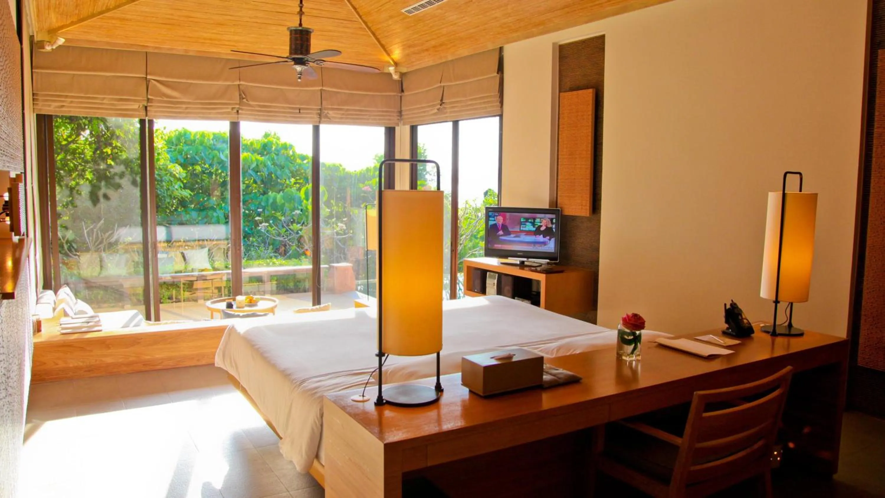 Bed in Sri Panwa Phuket Luxury Pool Villa Hotel - SHA Plus