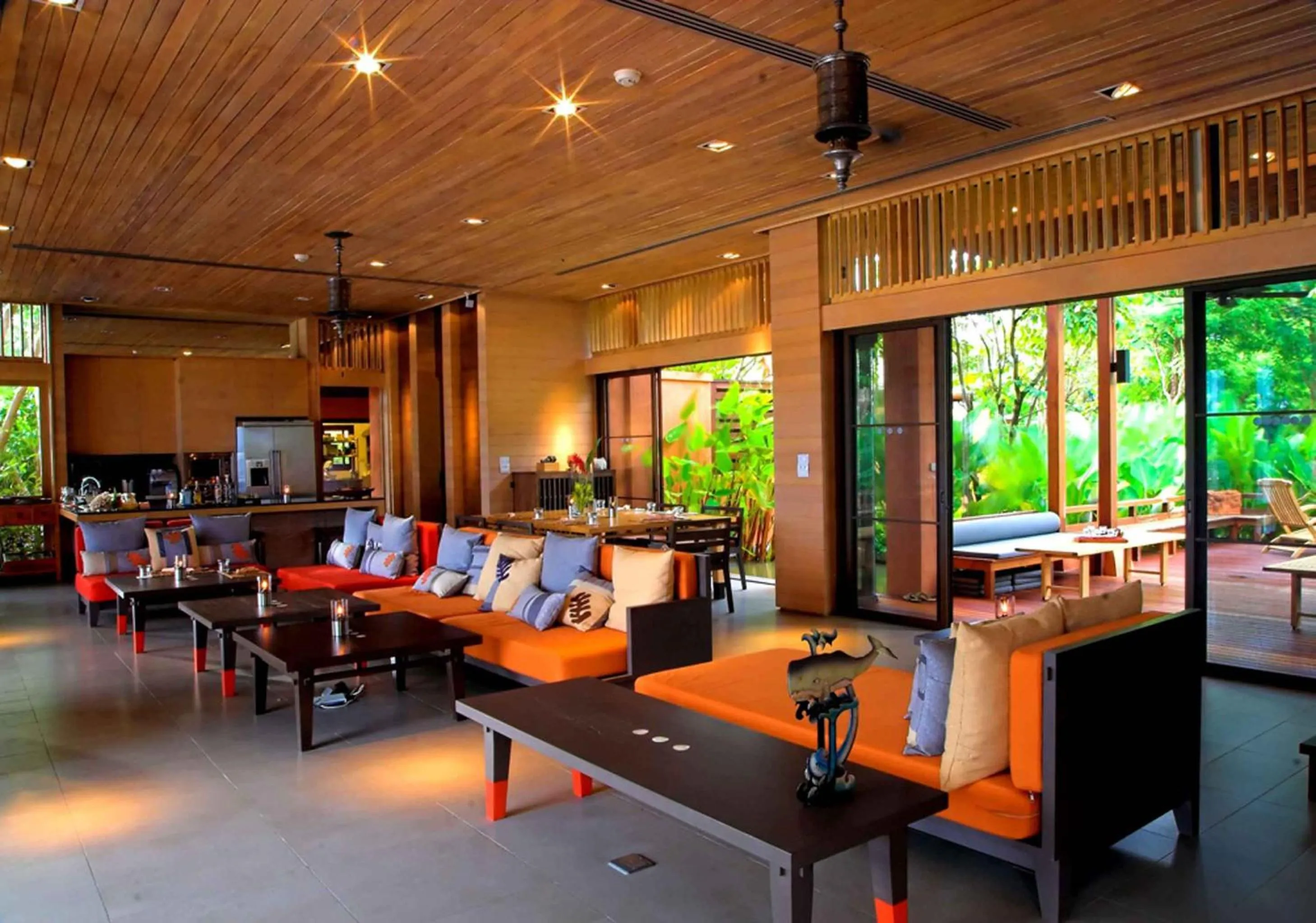 Living room in Sri Panwa Phuket Luxury Pool Villa Hotel - SHA Plus