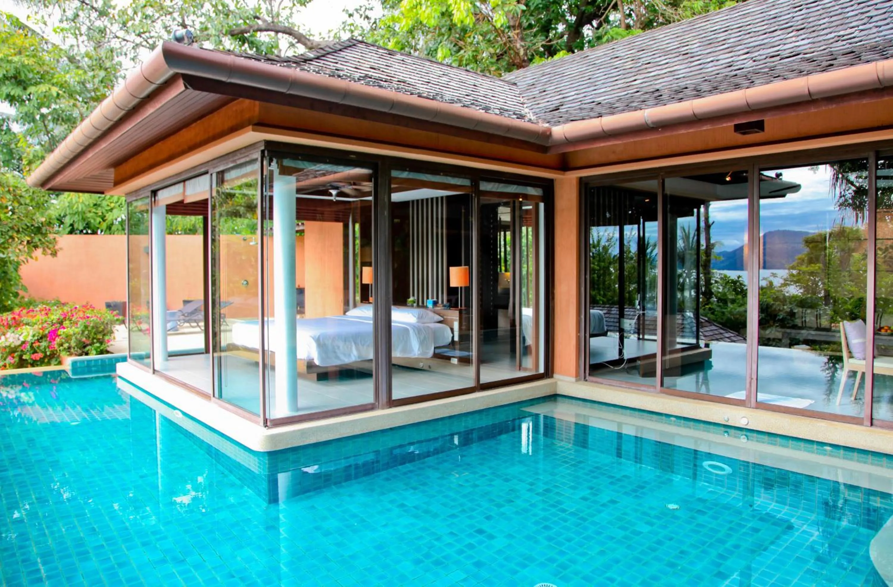 Bed in Sri Panwa Phuket Luxury Pool Villa Hotel - SHA Plus