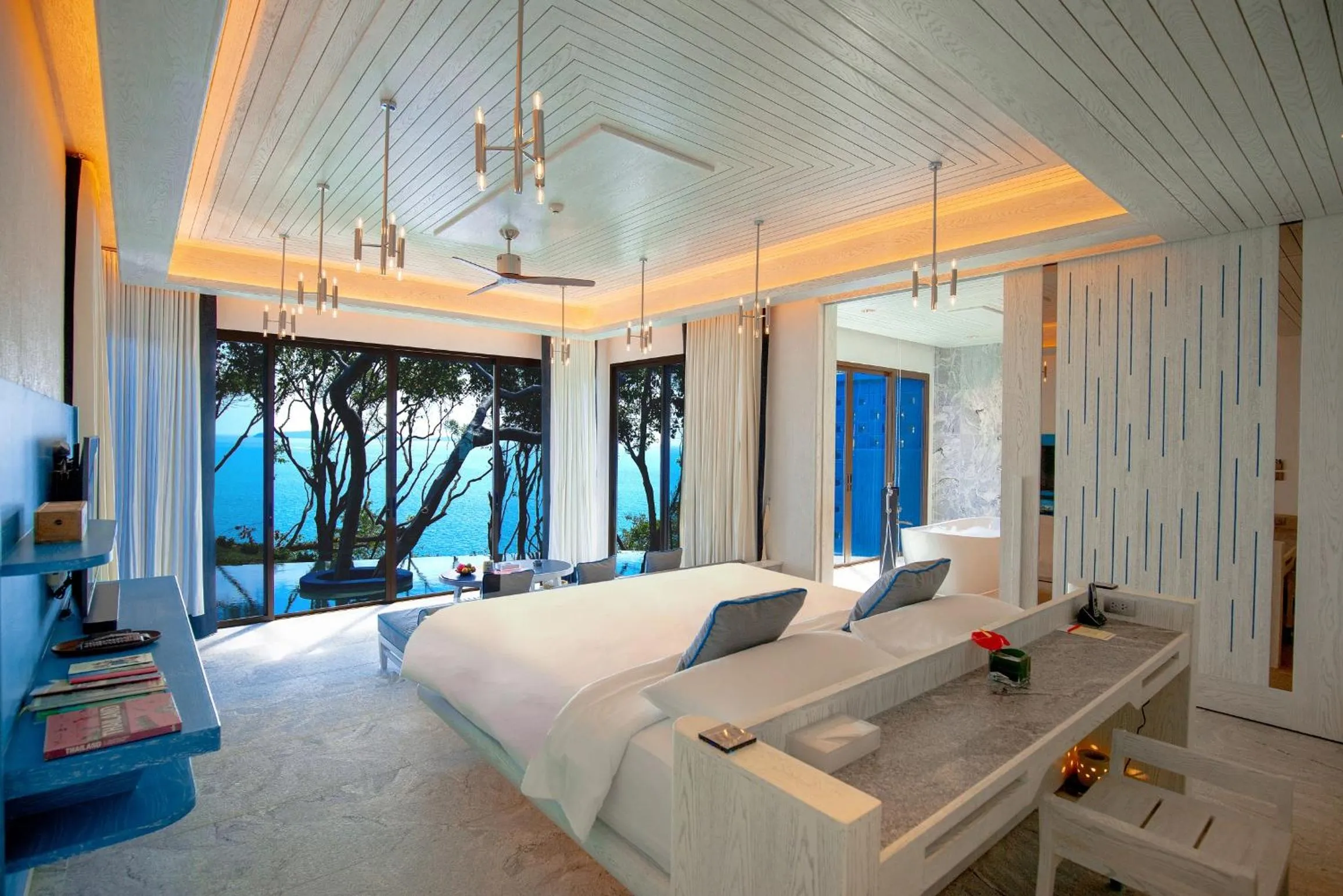 Bed in Sri Panwa Phuket Luxury Pool Villa Hotel - SHA Plus