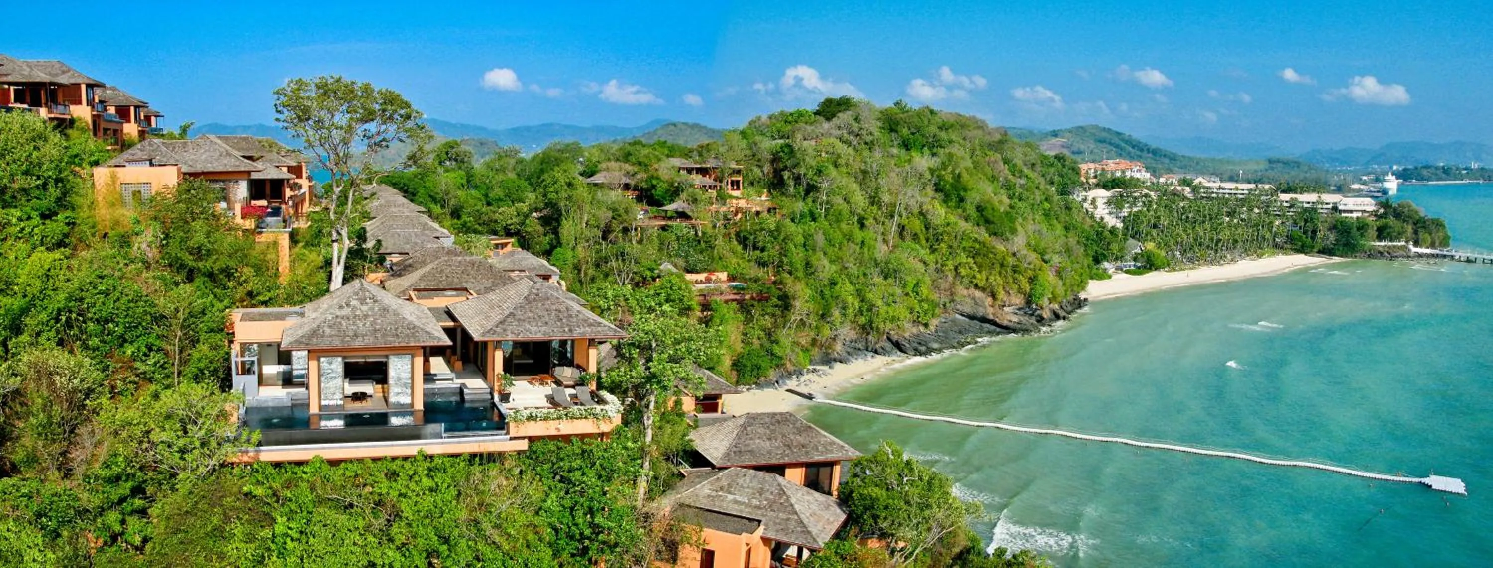 Bird's eye view in Sri Panwa Phuket Luxury Pool Villa Hotel - SHA Plus