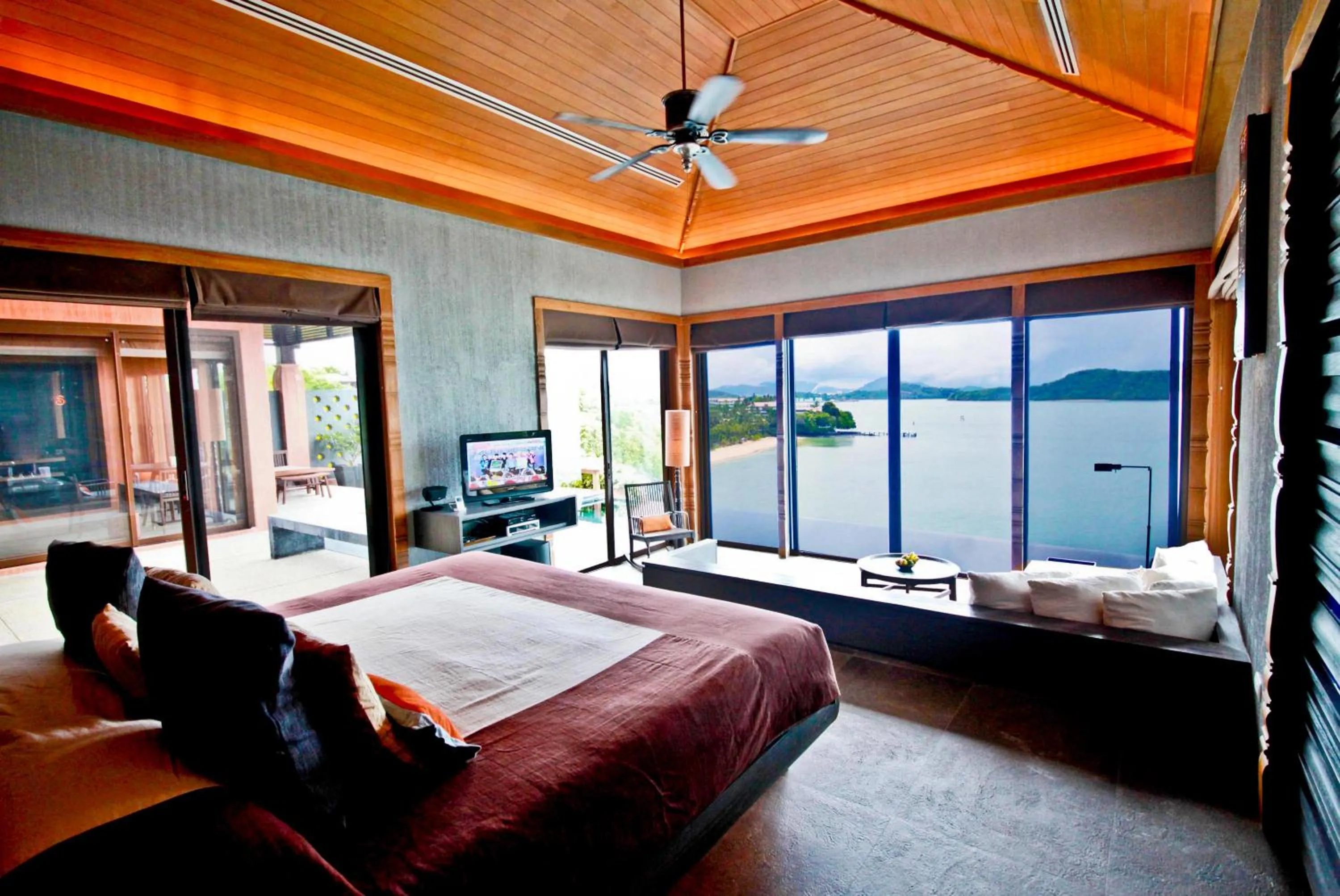 Bed in Sri Panwa Phuket Luxury Pool Villa Hotel - SHA Plus