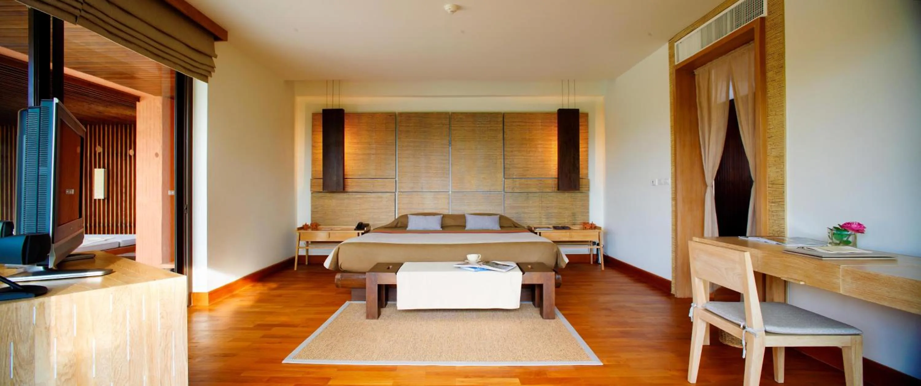 Bed in Sri Panwa Phuket Luxury Pool Villa Hotel - SHA Plus