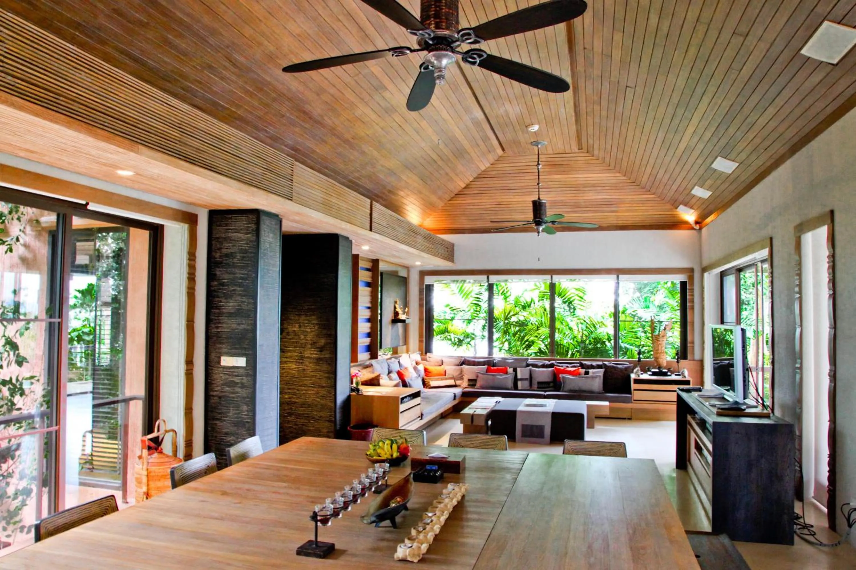 Living room in Sri Panwa Phuket Luxury Pool Villa Hotel - SHA Plus