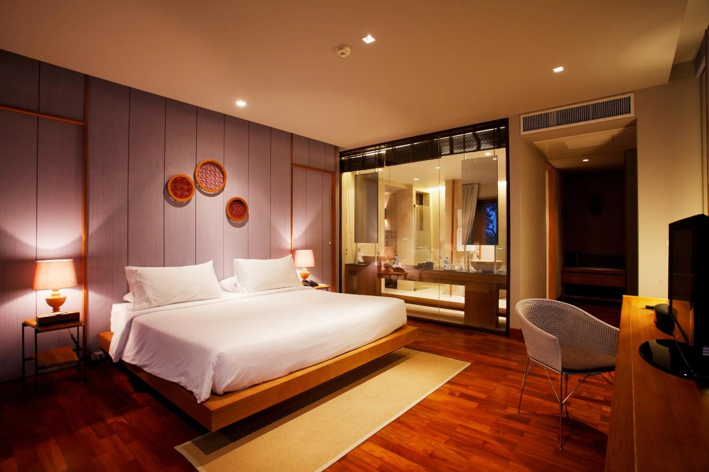 Bed in Sri Panwa Phuket Luxury Pool Villa Hotel - SHA Plus