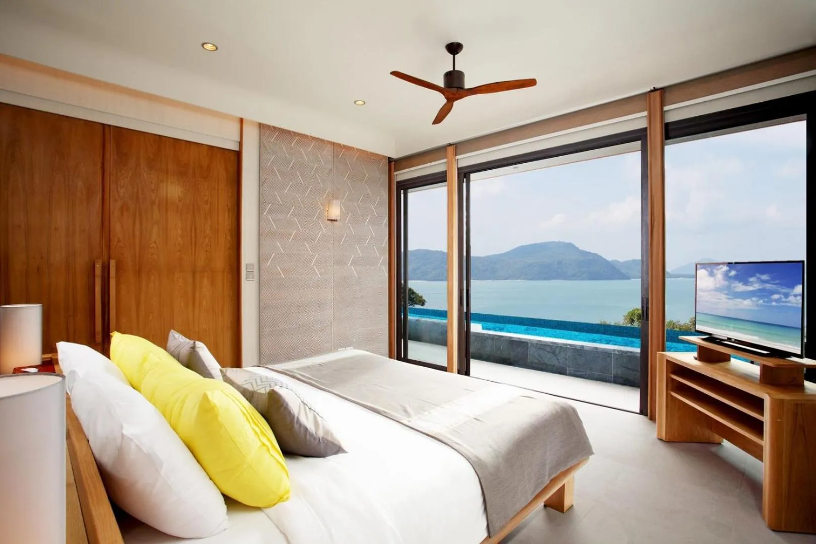 Bed in Sri Panwa Phuket Luxury Pool Villa Hotel - SHA Plus
