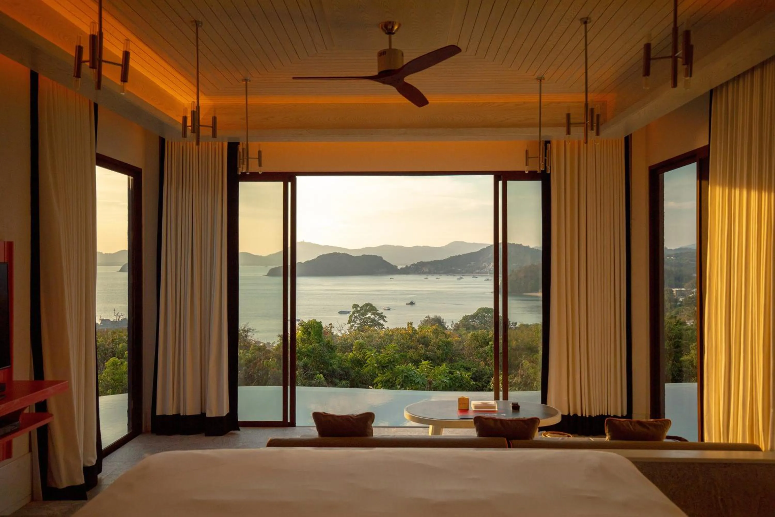 Natural landscape, Bed in Sri Panwa Phuket Luxury Pool Villa Hotel - SHA Plus