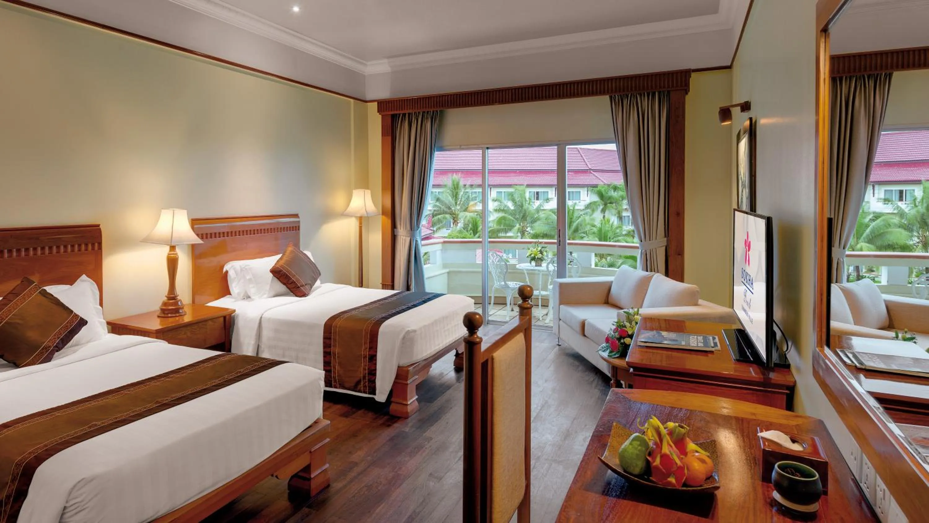 Photo of the whole room, Bed in Sokha Beach Resort