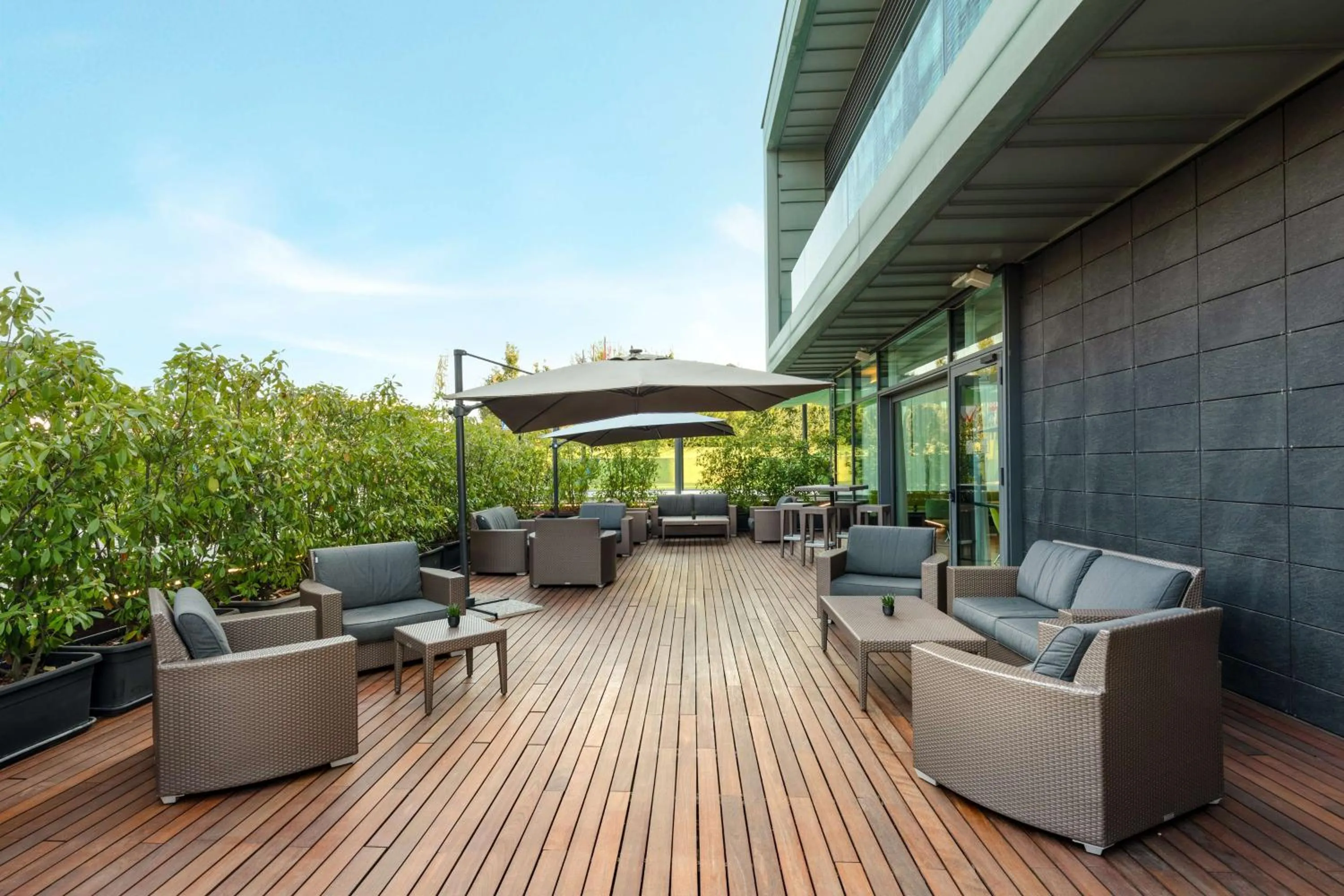 Patio in Hilton Garden Inn Venice Mestre