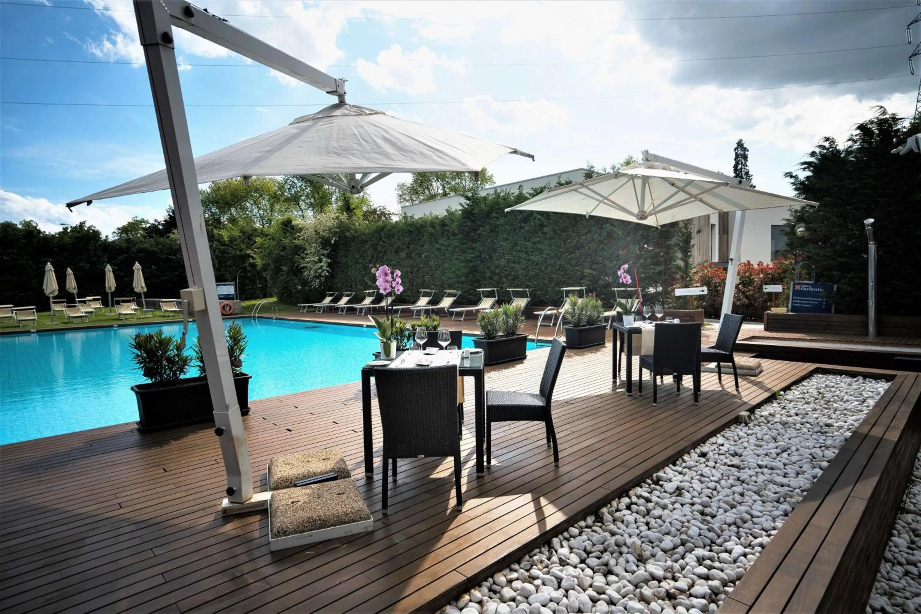 Patio in Hilton Garden Inn Venice Mestre