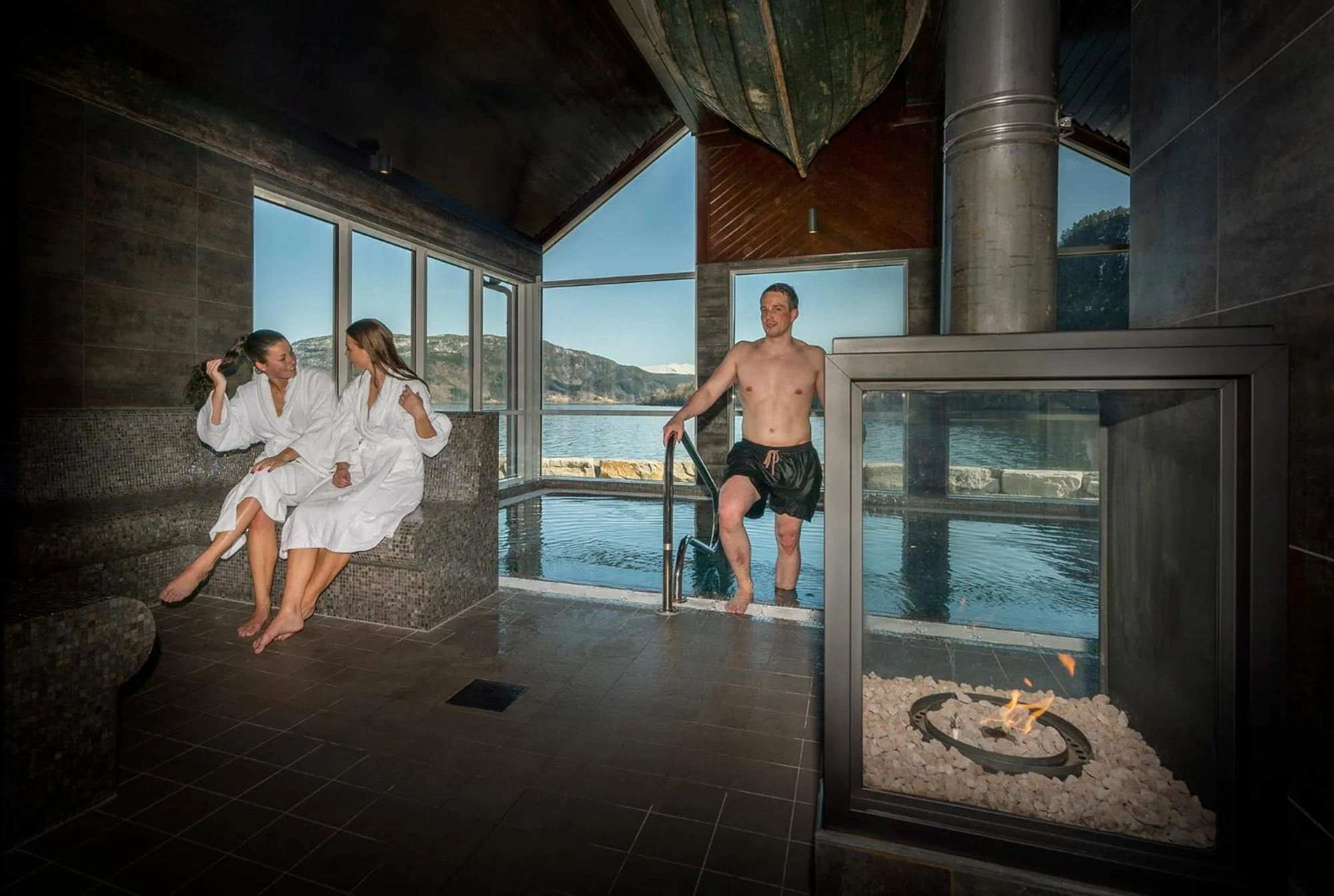 Spa and wellness centre/facilities in Angvik Gamle Handelssted - by Classic Norway Hotels