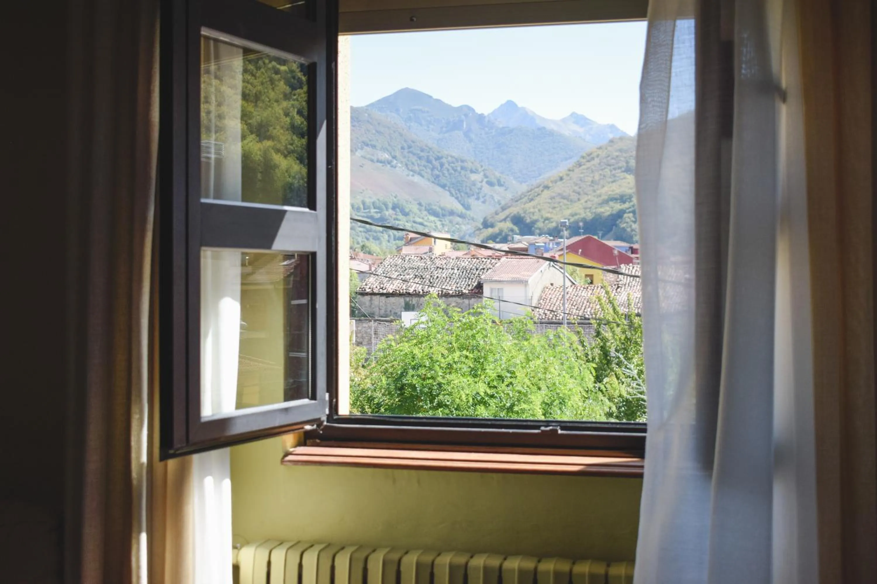 Mountain view in Hotel Casa El Rapido