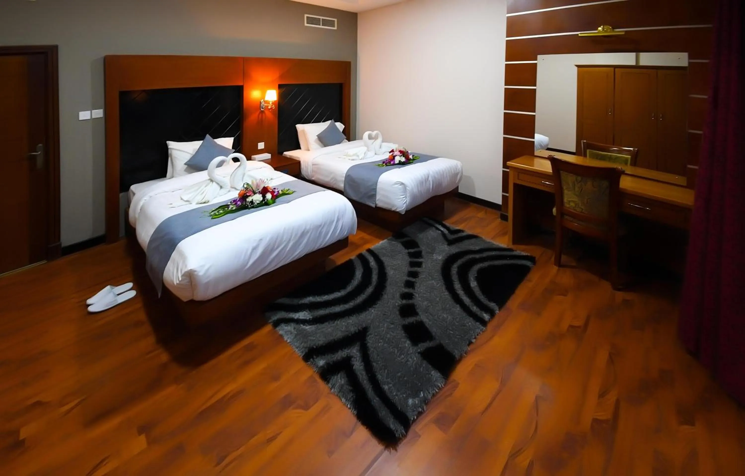 Bed in Sea Diamond Plaza Apartments