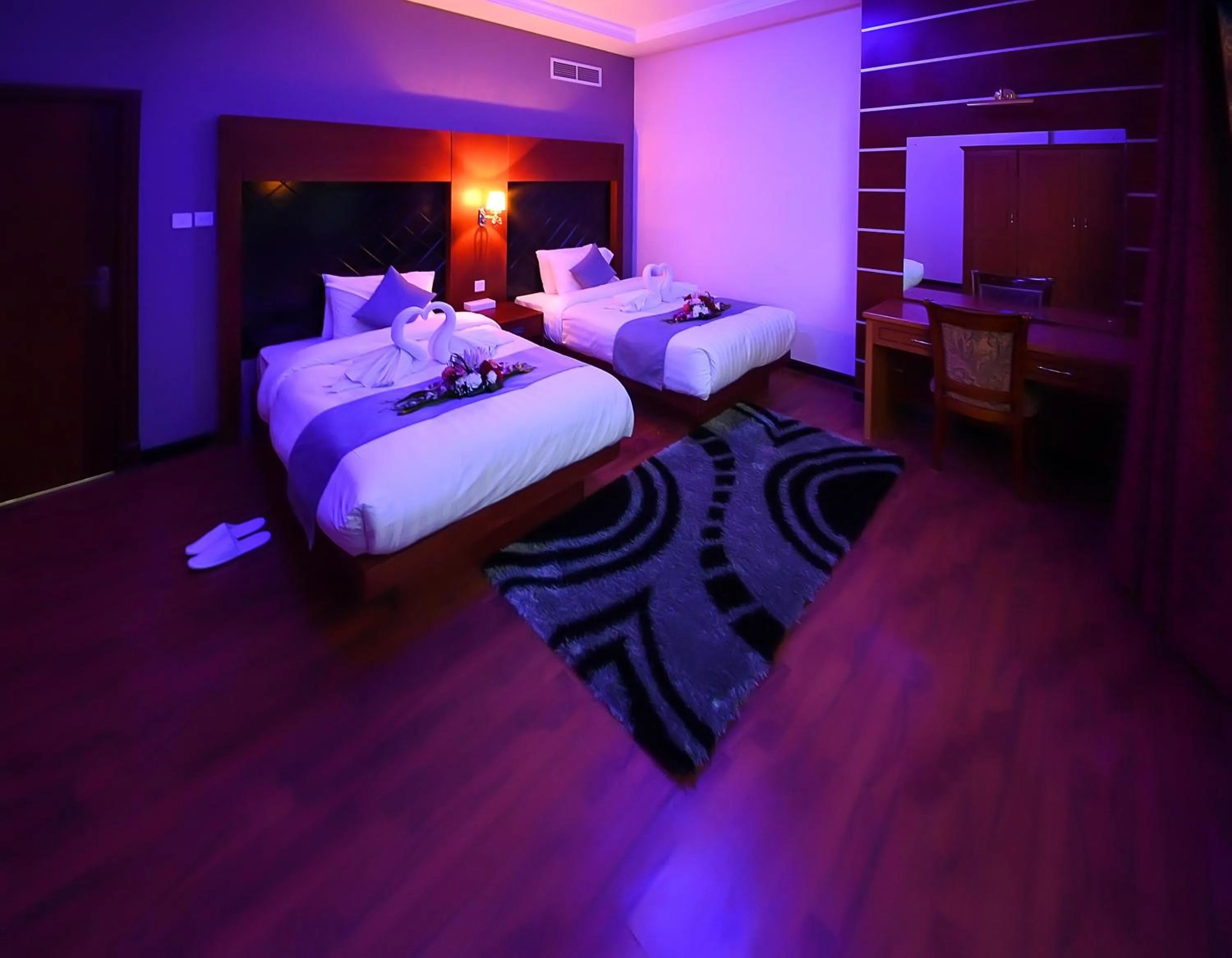 Bed in Sea Diamond Plaza Apartments