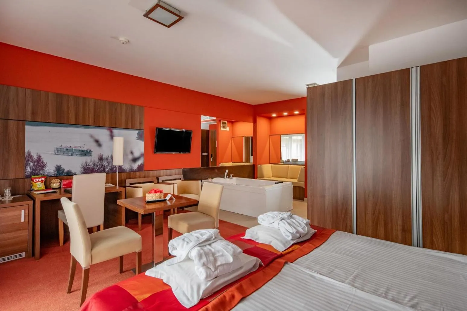 Bed in Royal Club Hotel