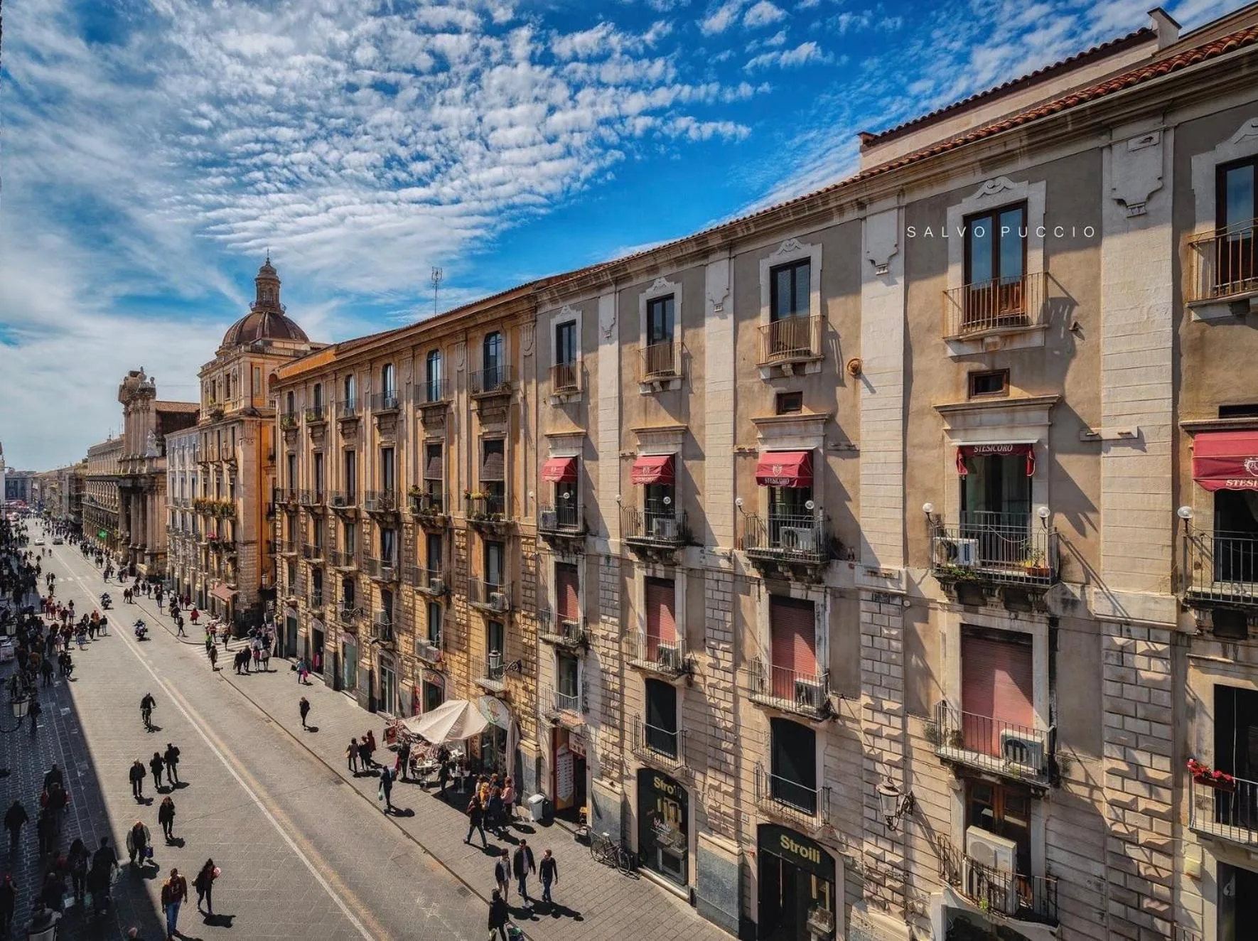 Street view in B&B Stesicoro InHabit