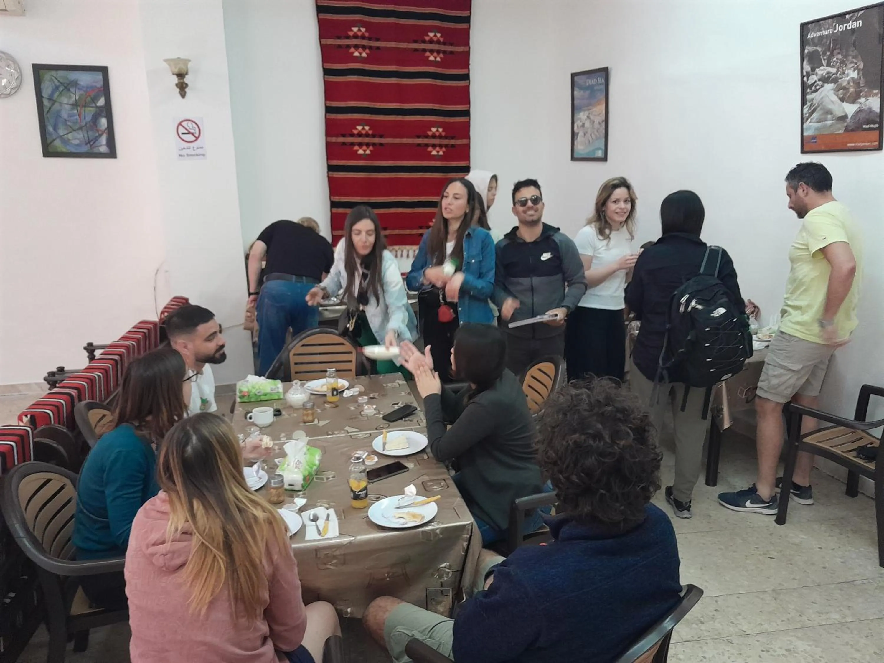 group of guests in Hamoudah Hotel
