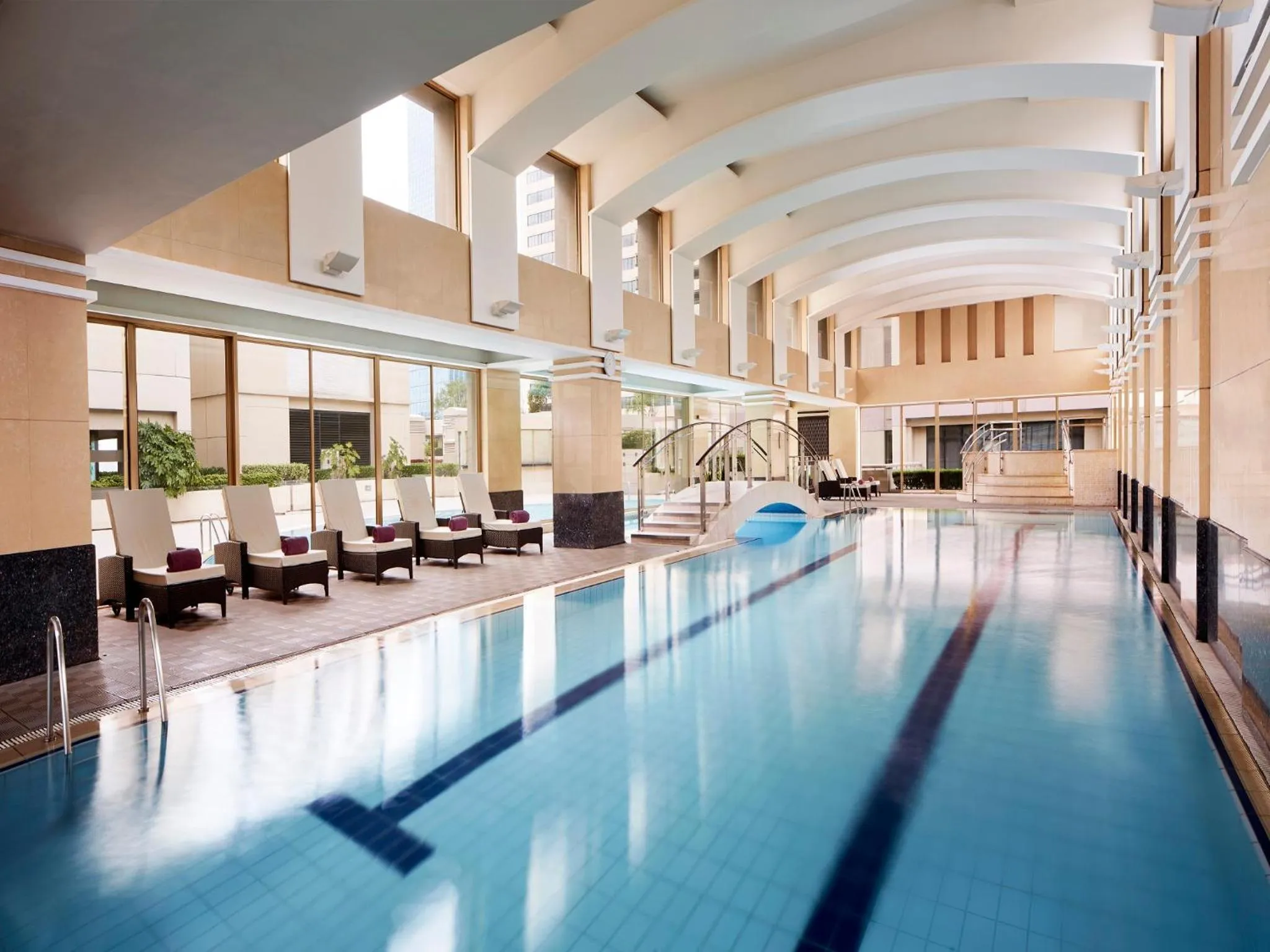 Pool view in The Portman Ritz-Carlton Shanghai