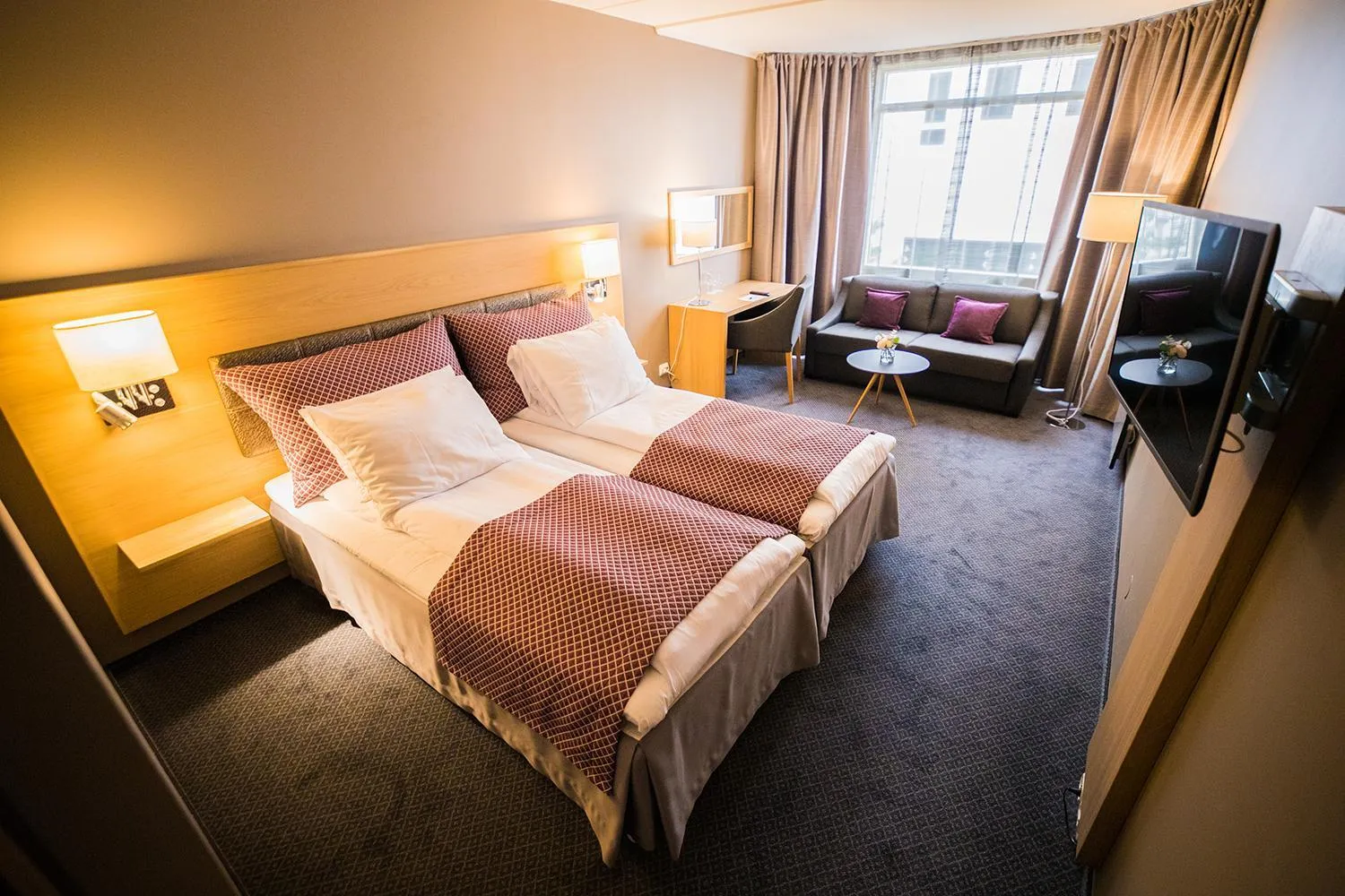 Bedroom, Bed in Stord Hotel