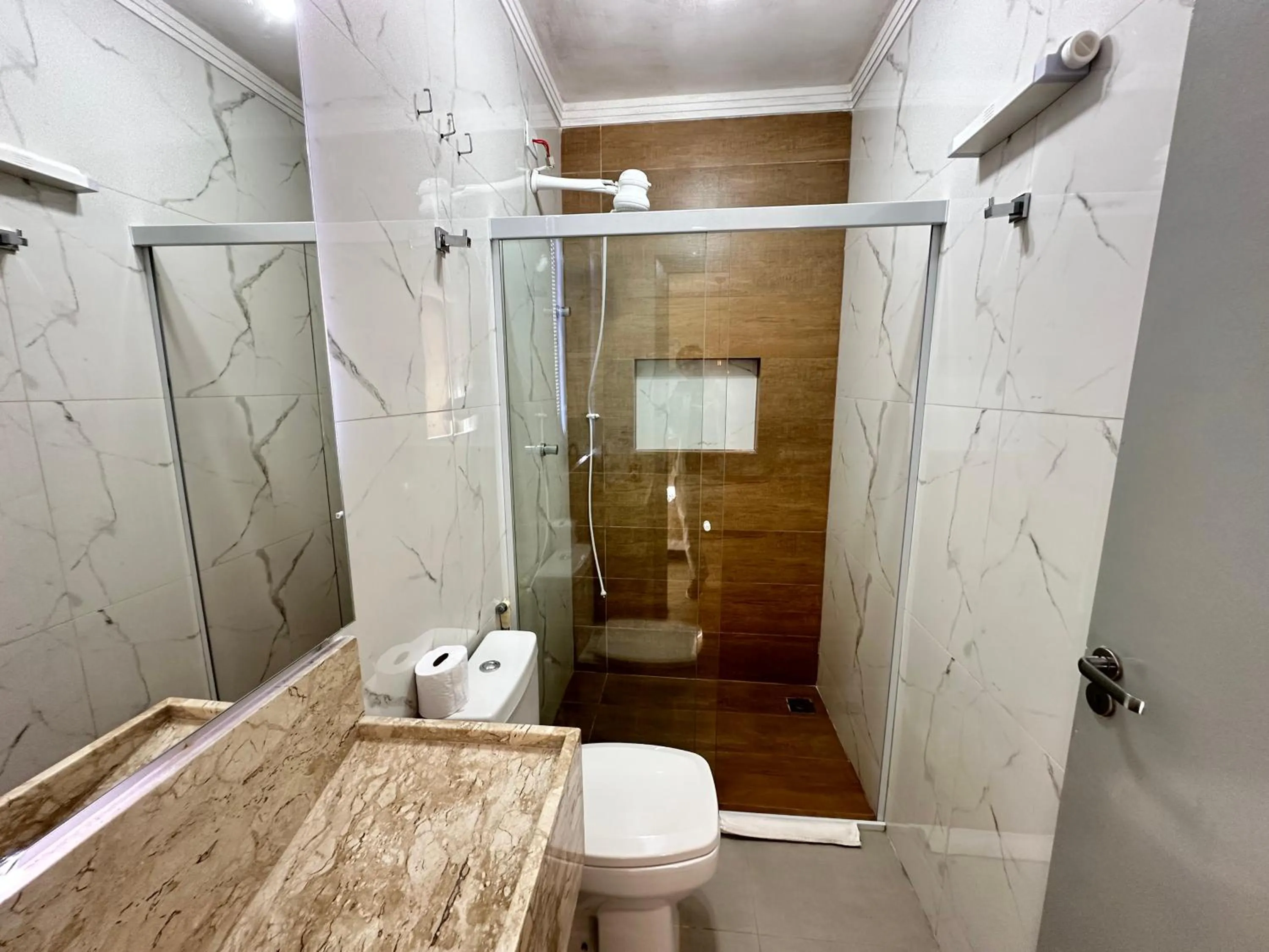 Toilet in Pousada Praia Grande