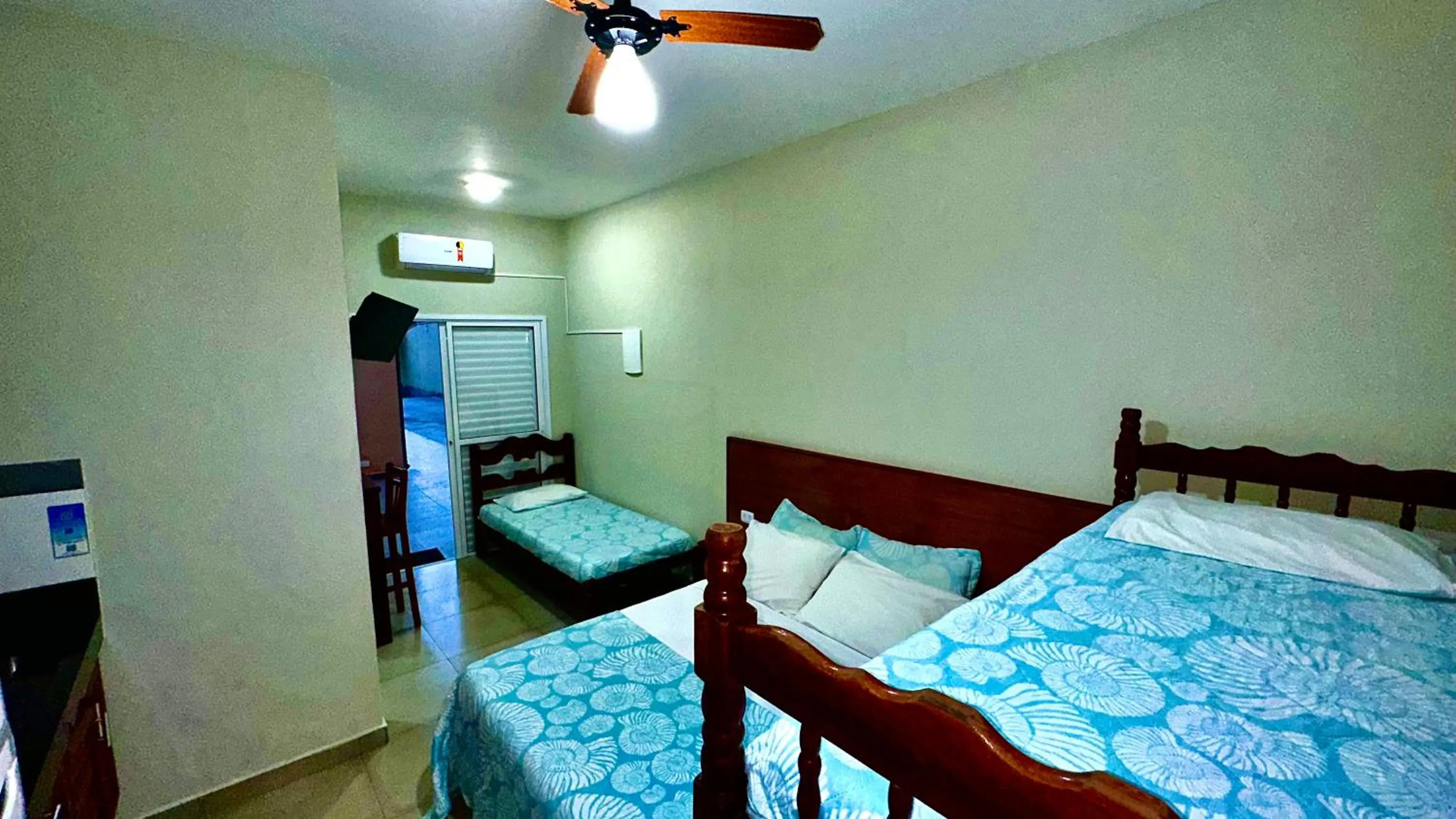 Bed in Pousada Praia Grande