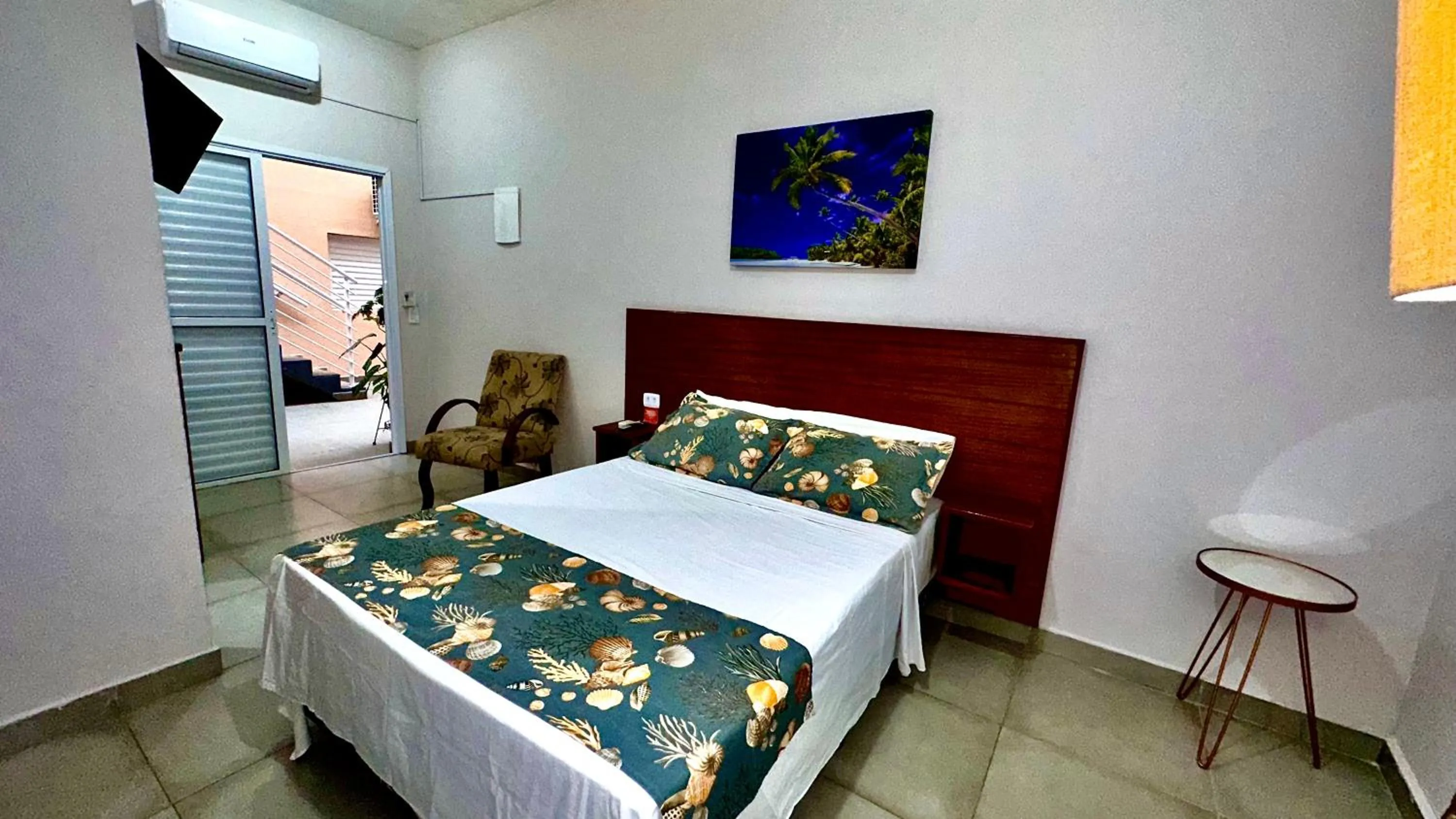 Bed in Pousada Praia Grande