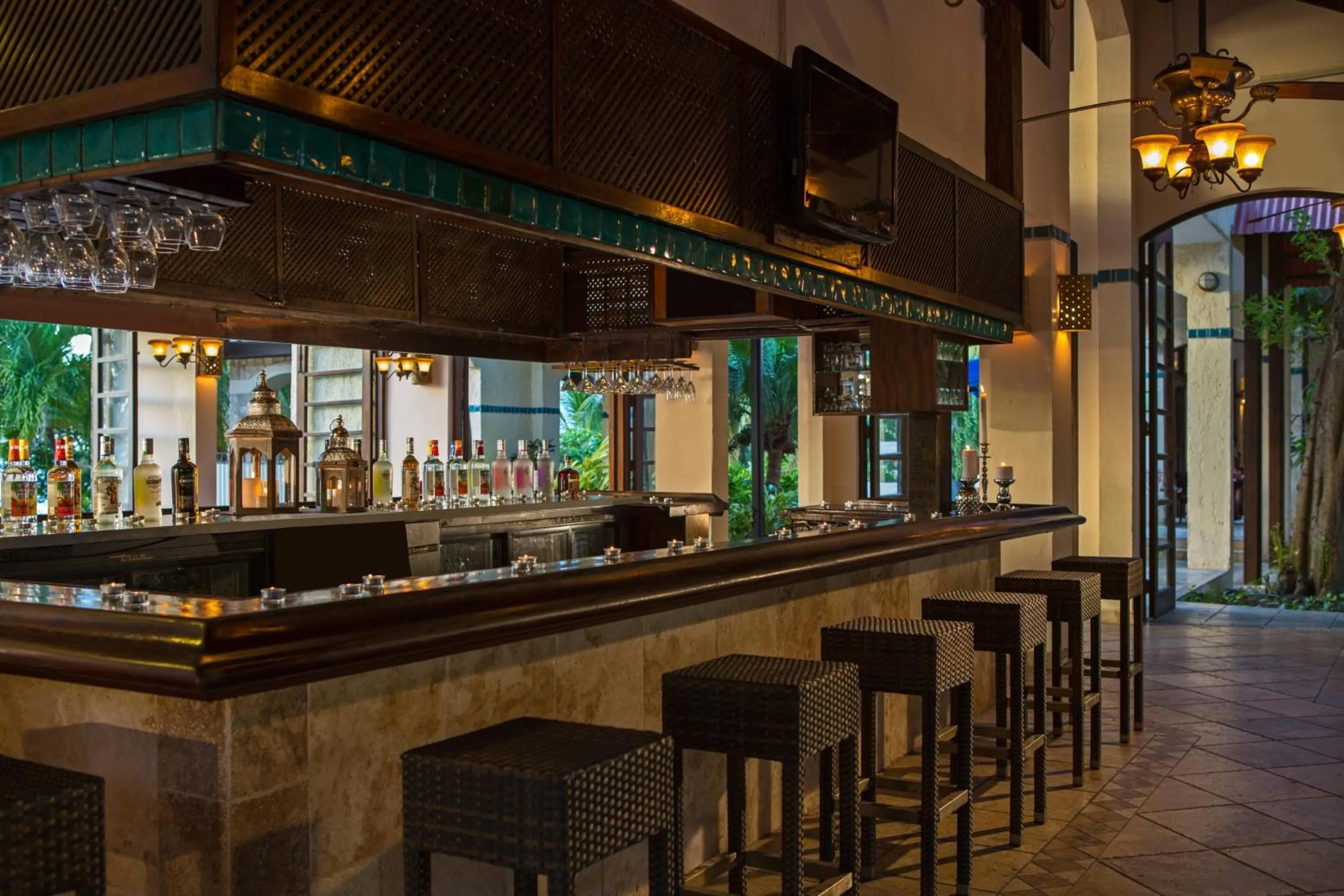 Lounge or bar in Carambola Beach Resort St. Croix, US Virgin Islands