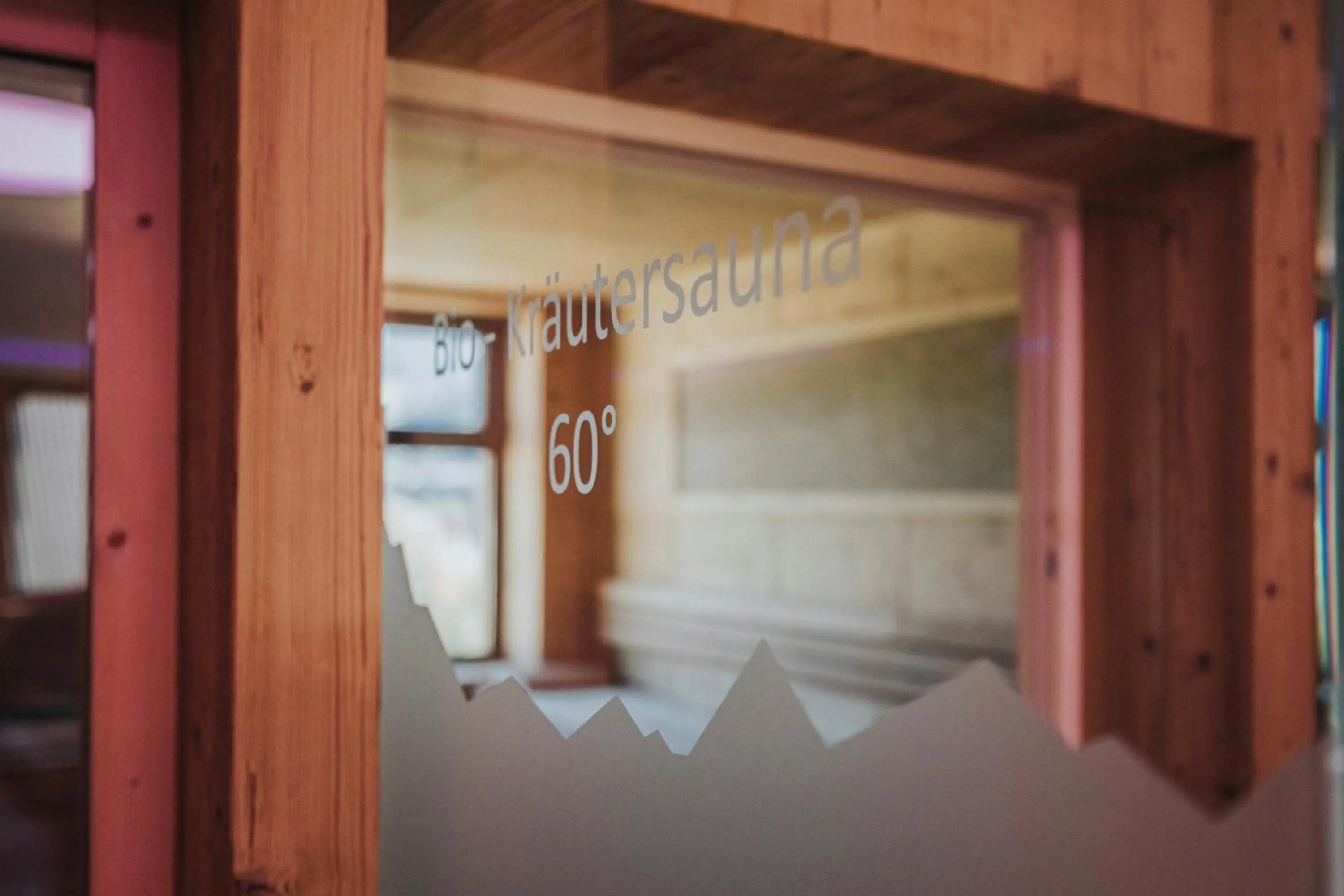 Sauna in Appartements Wieshof