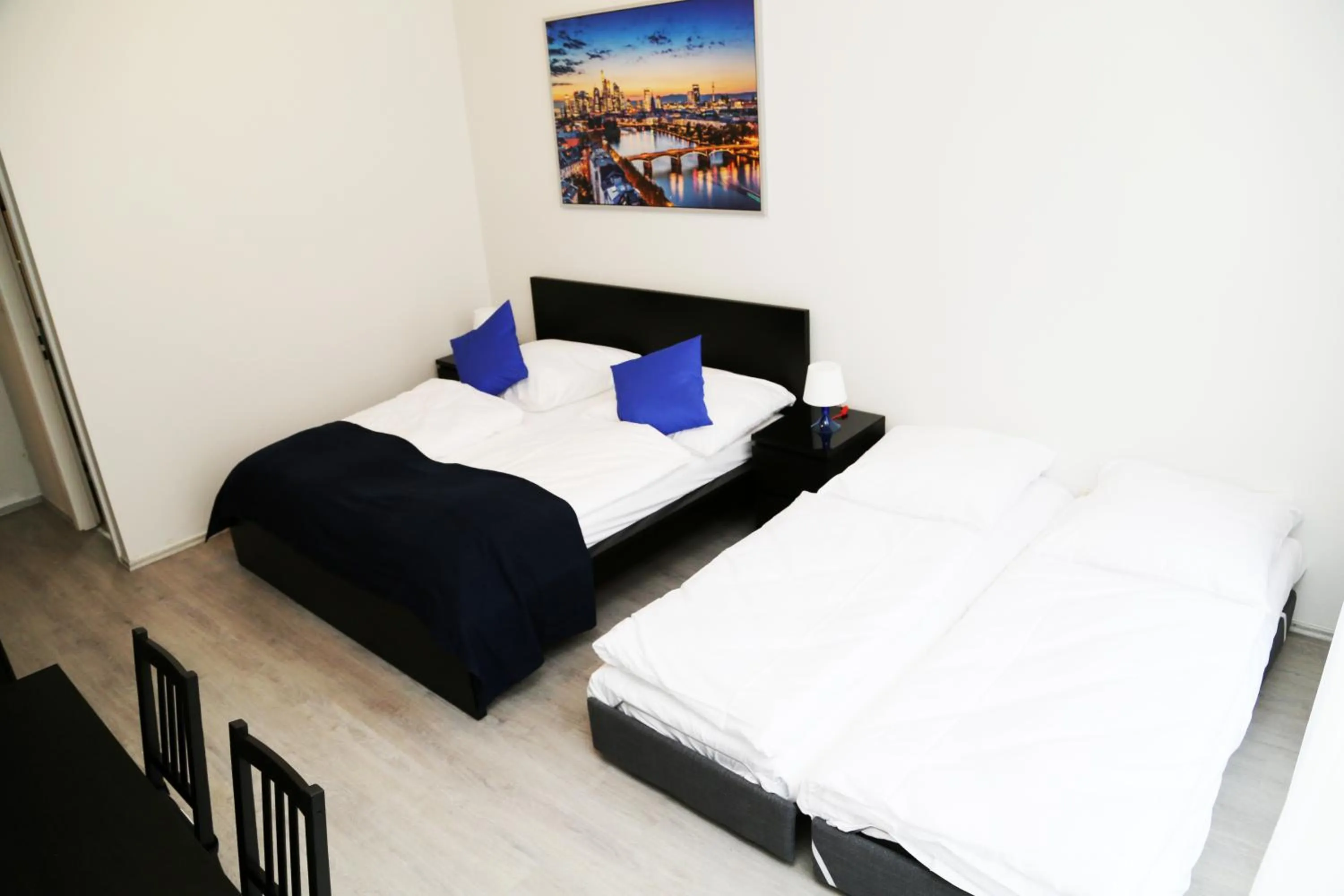 Bed in Main Hotel Frankfurt City