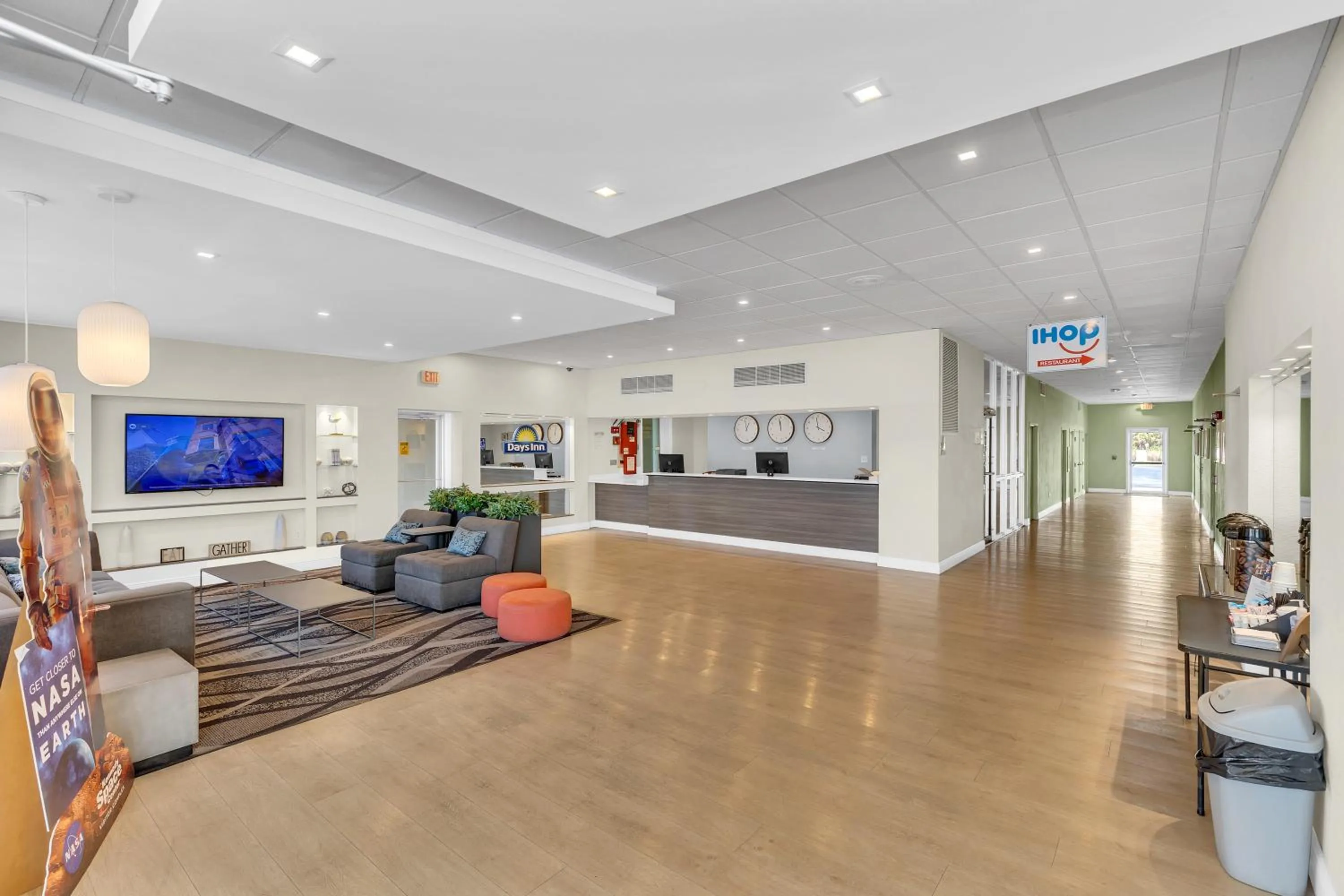 Lobby or reception in Days Inn by Wyndham Titusville Kennedy Space Center