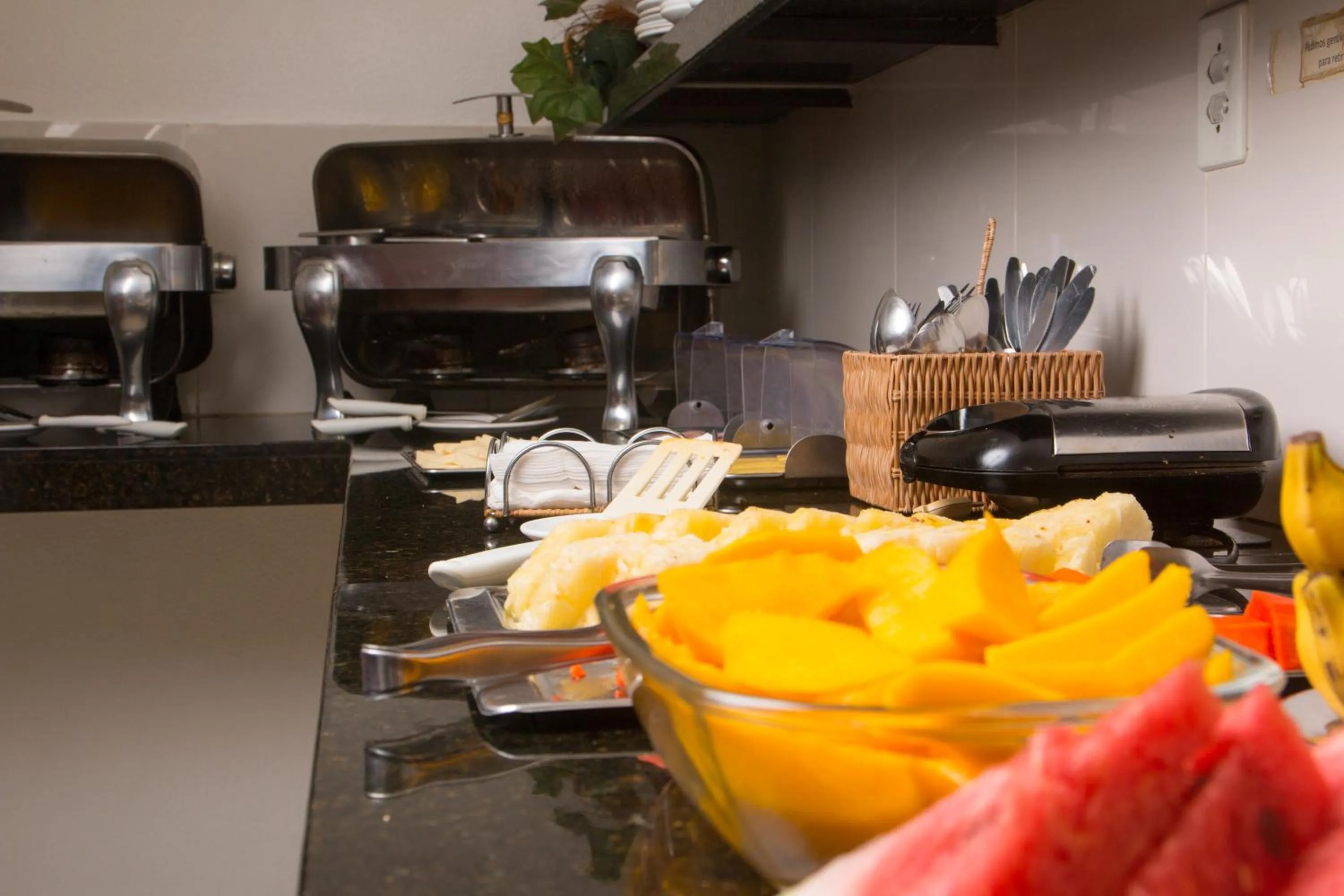 Buffet breakfast in Saint Patrick Praia Hotel