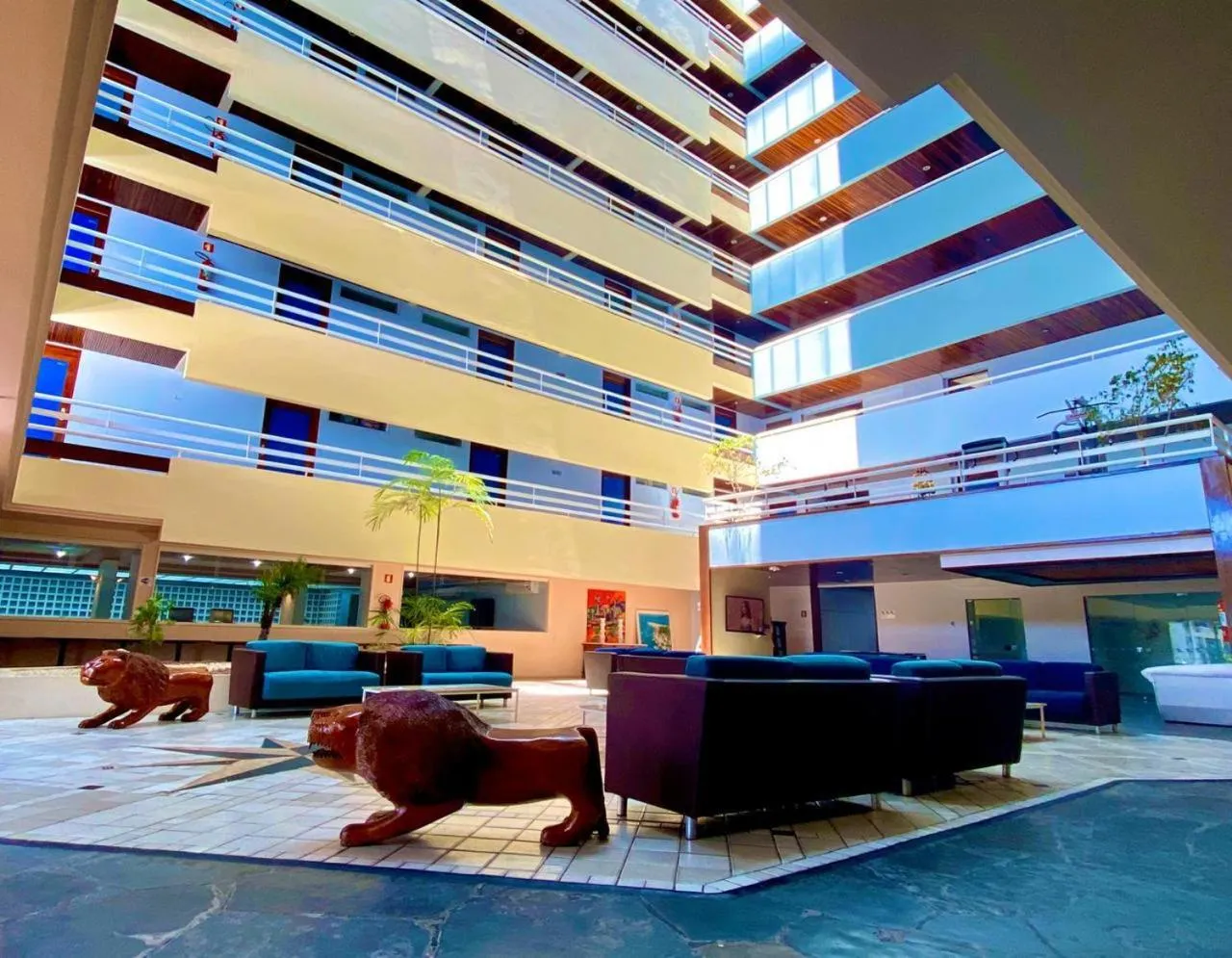 Lobby or reception in Praia Hotel Enseada