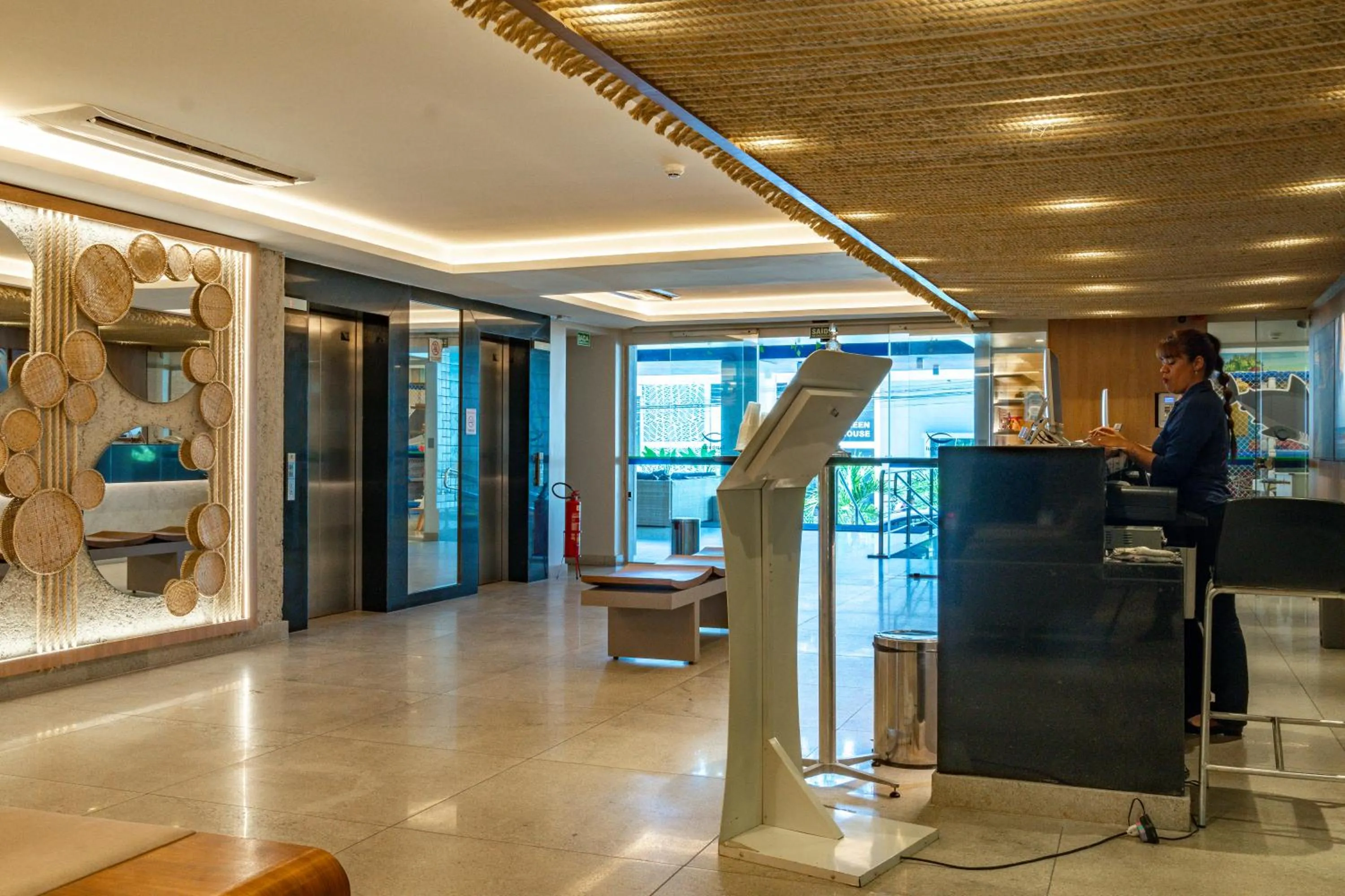 Lobby or reception in Tambaqui Praia Hotel