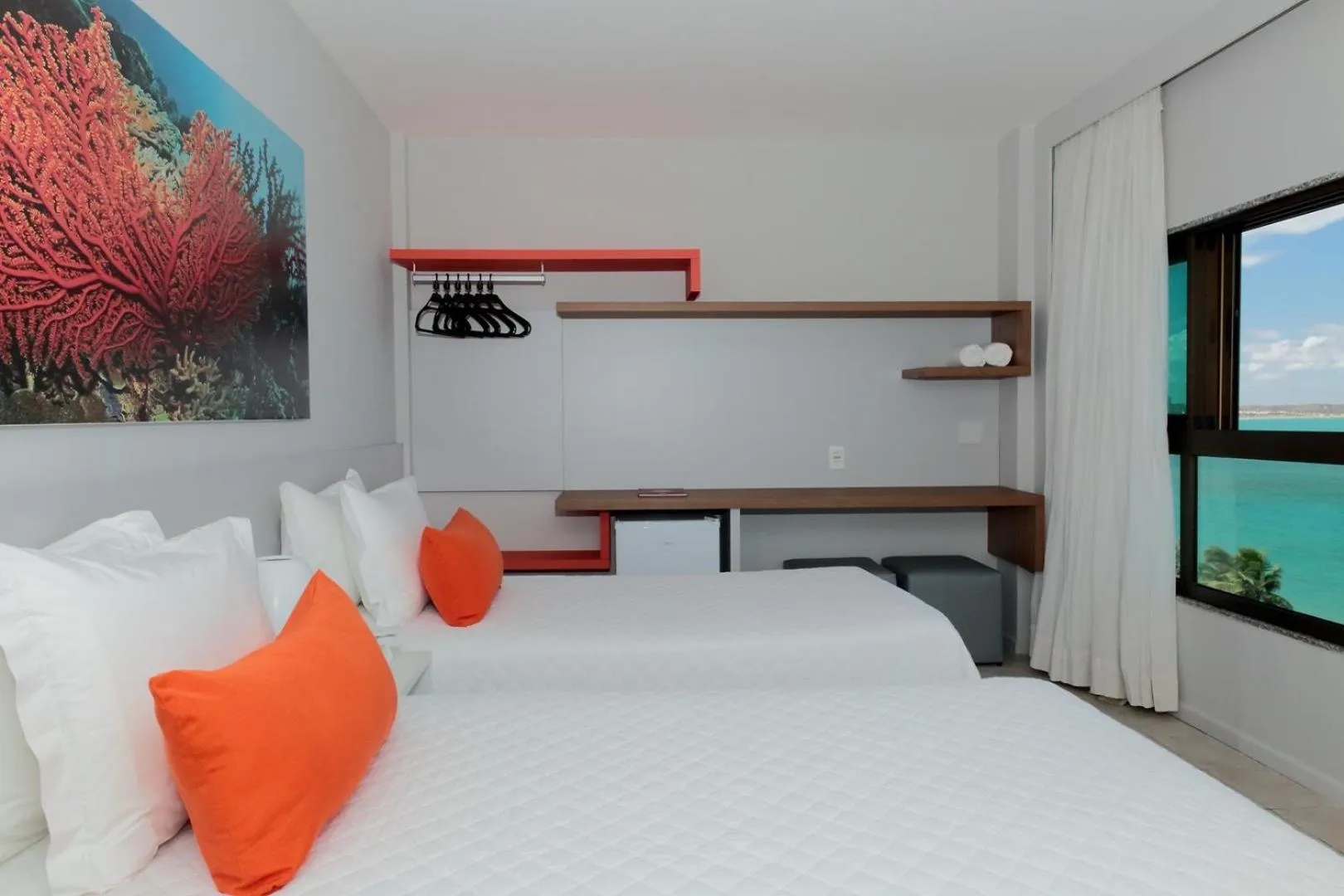 Bed in Hotel Ponta Verde Maceió