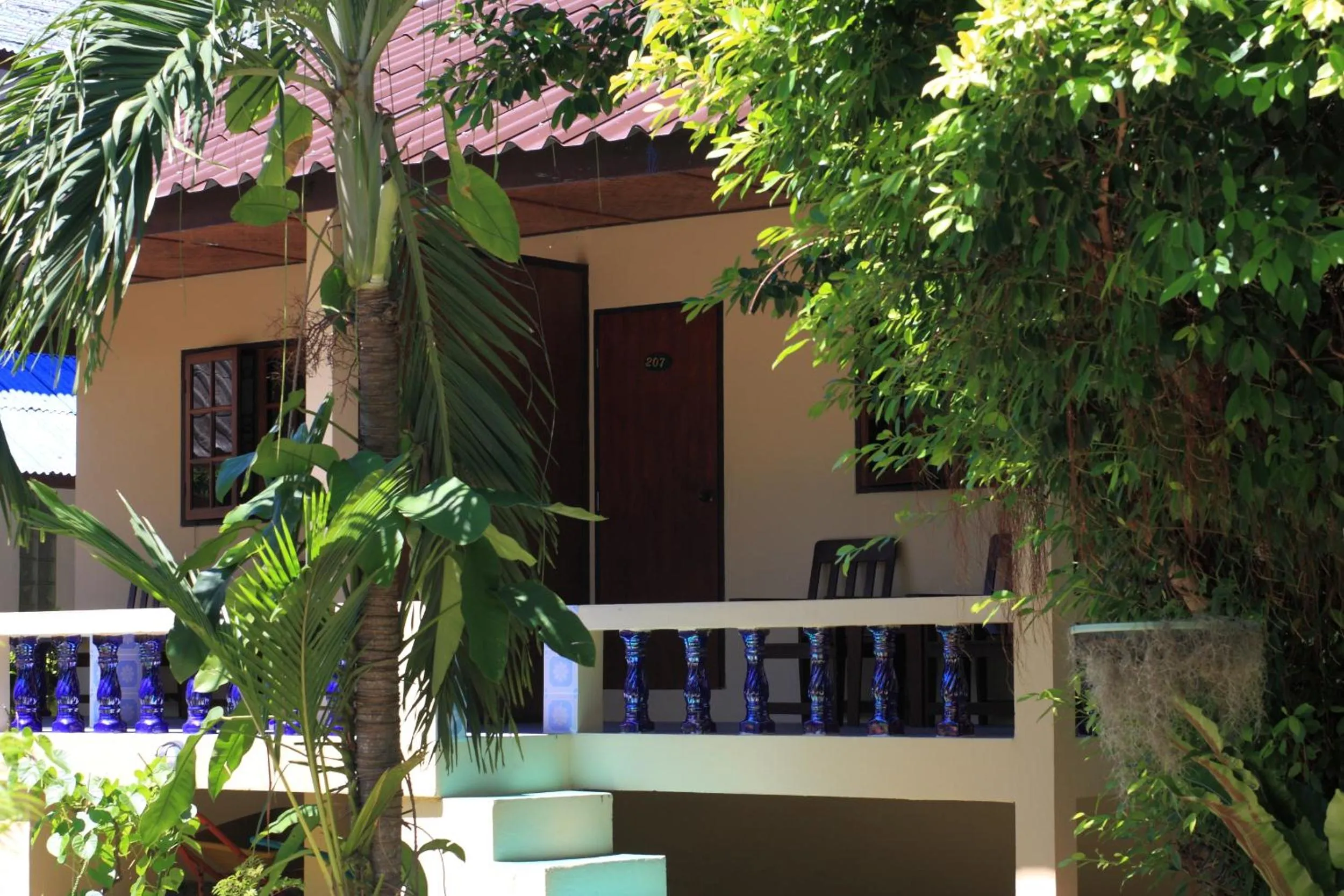 Decorative detail in Beck's Resort