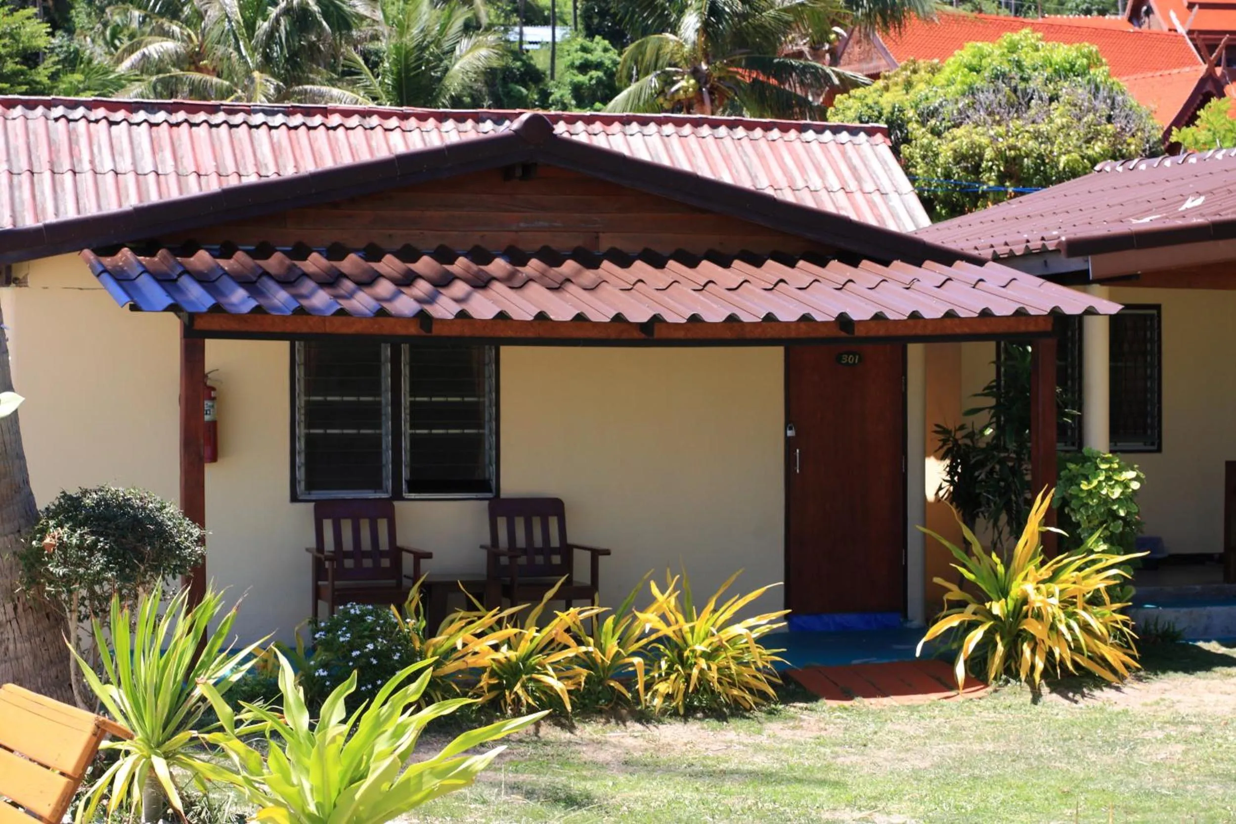 Decorative detail in Beck's Resort