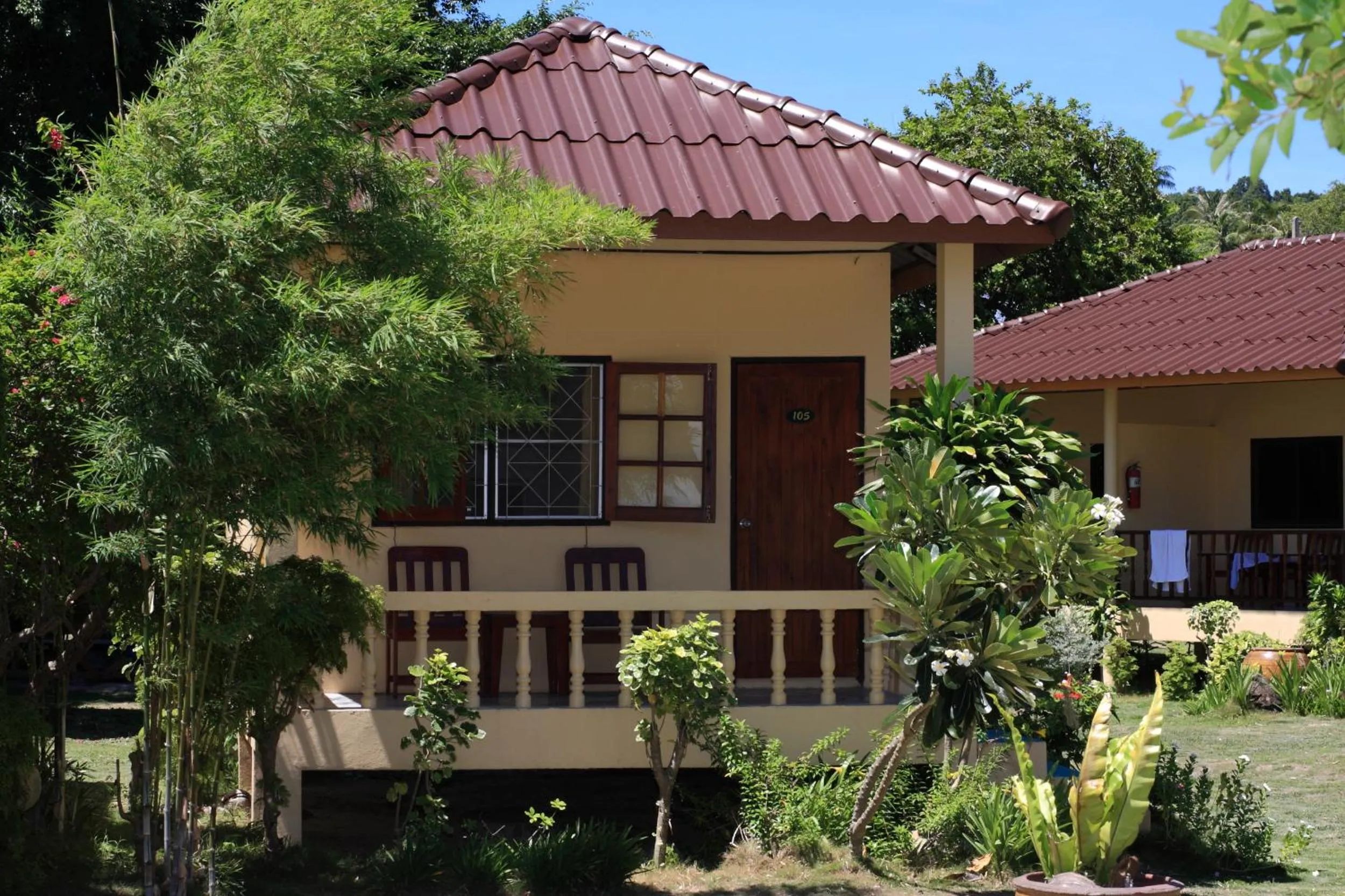 Decorative detail in Beck's Resort